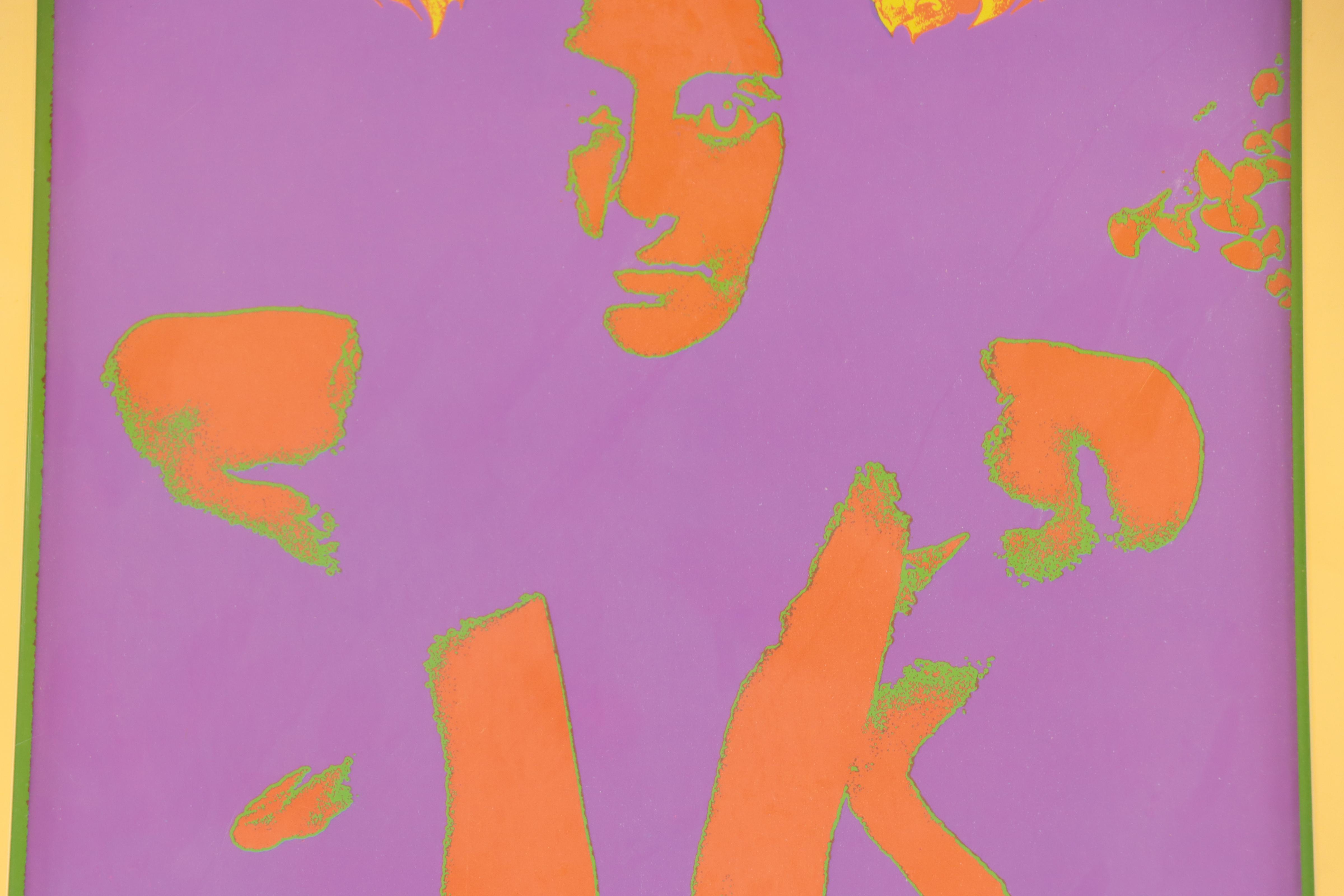 Color Lithograph Concert Poster After Thomas Weir and Bob Schnepf