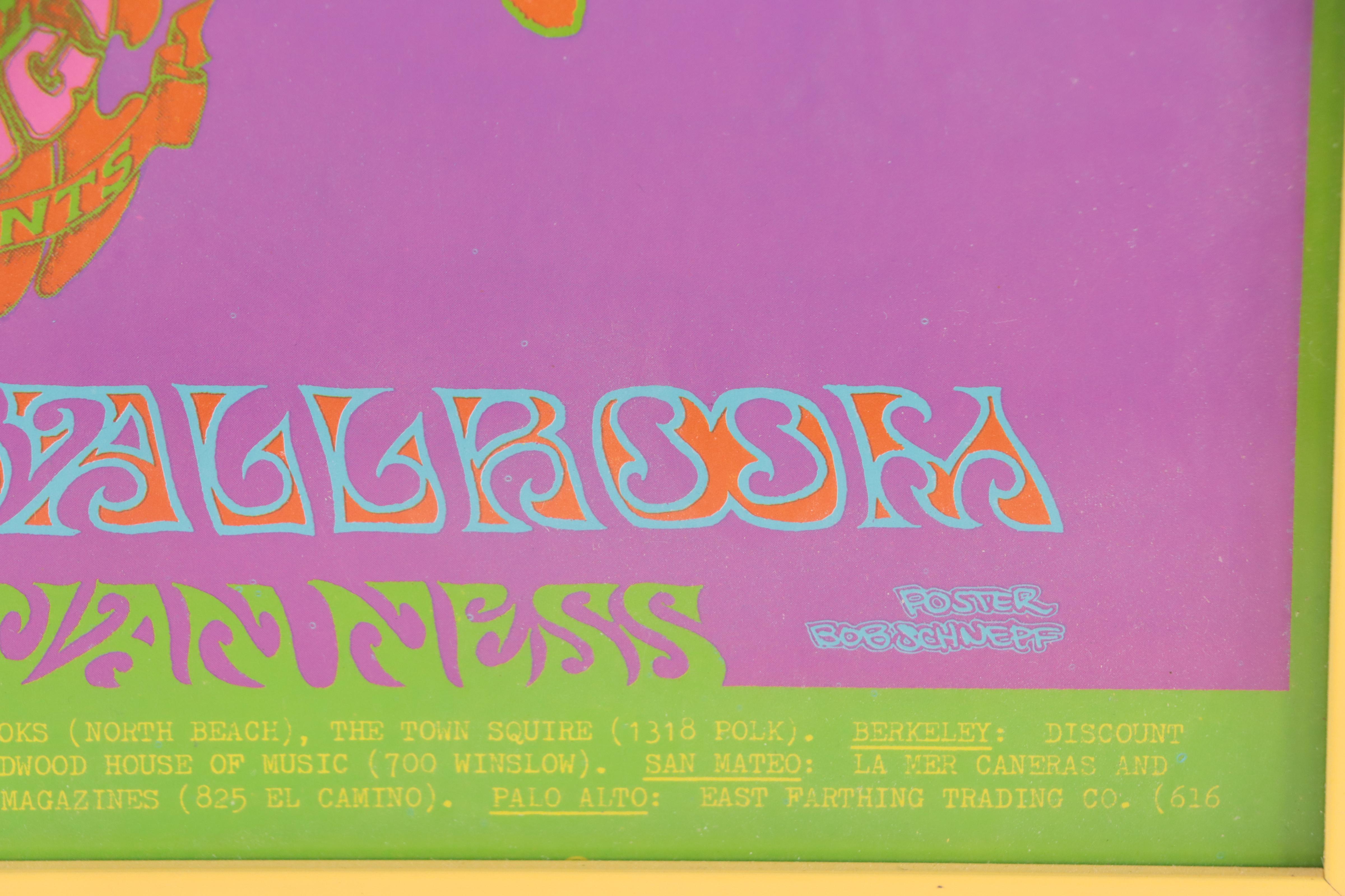 Color Lithograph Concert Poster After Thomas Weir and Bob Schnepf