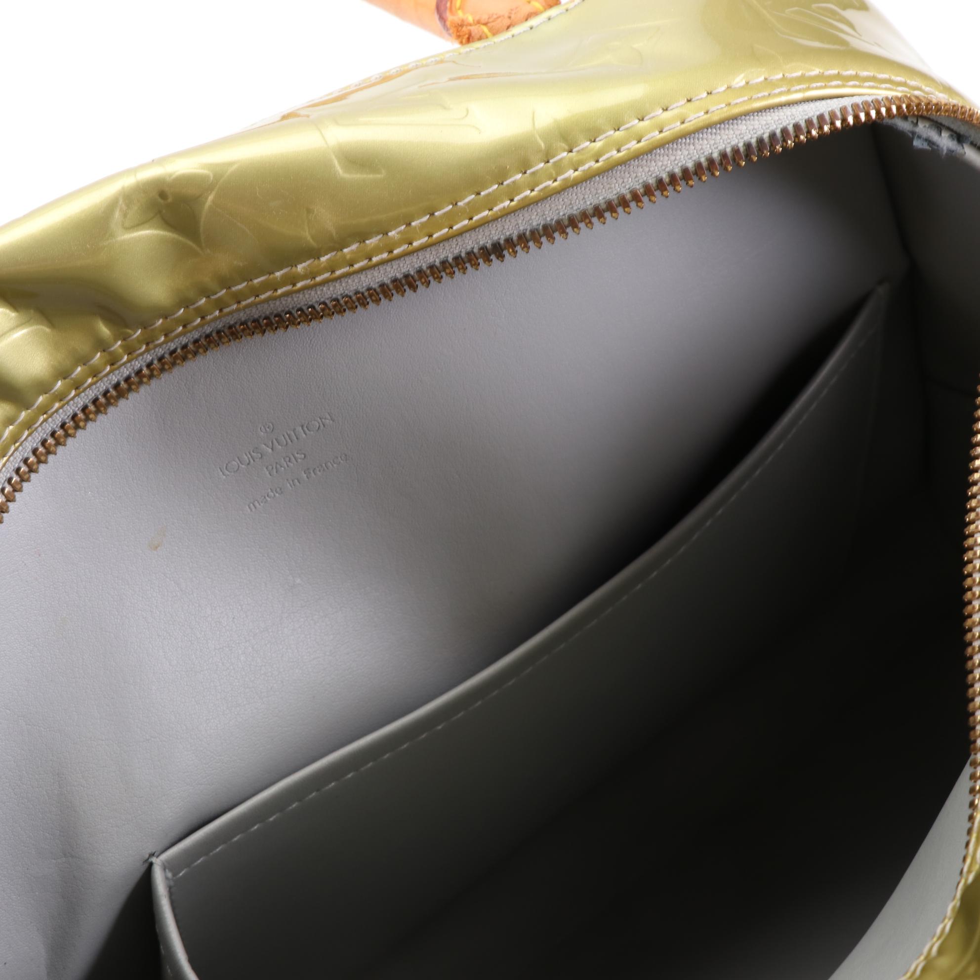 Louis Vuitton Tompkins Bag in Monogram Vernis and Vachetta Leather