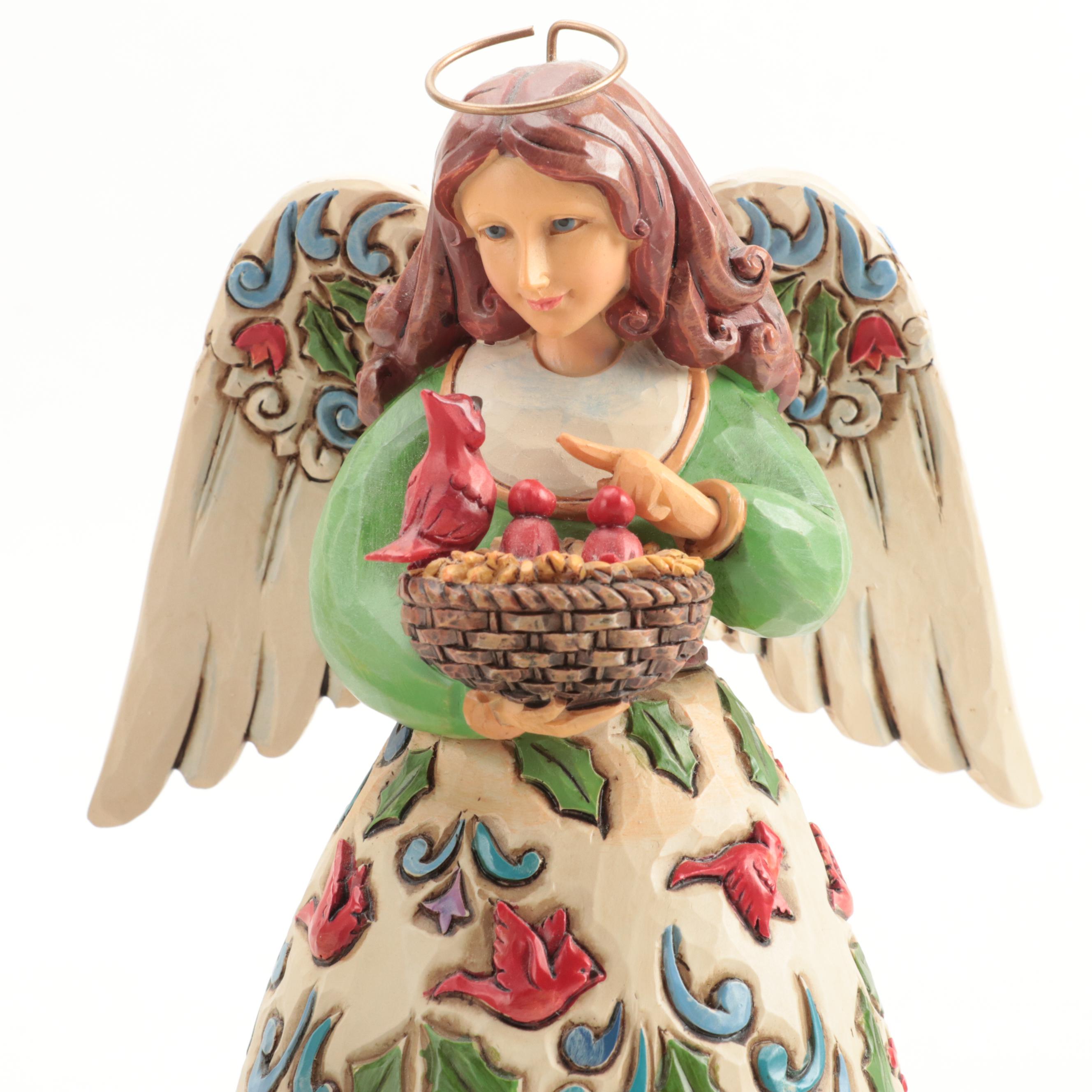 Jim Shore Heartwood Creek "Blessed Nest" and Other Resin Figurines