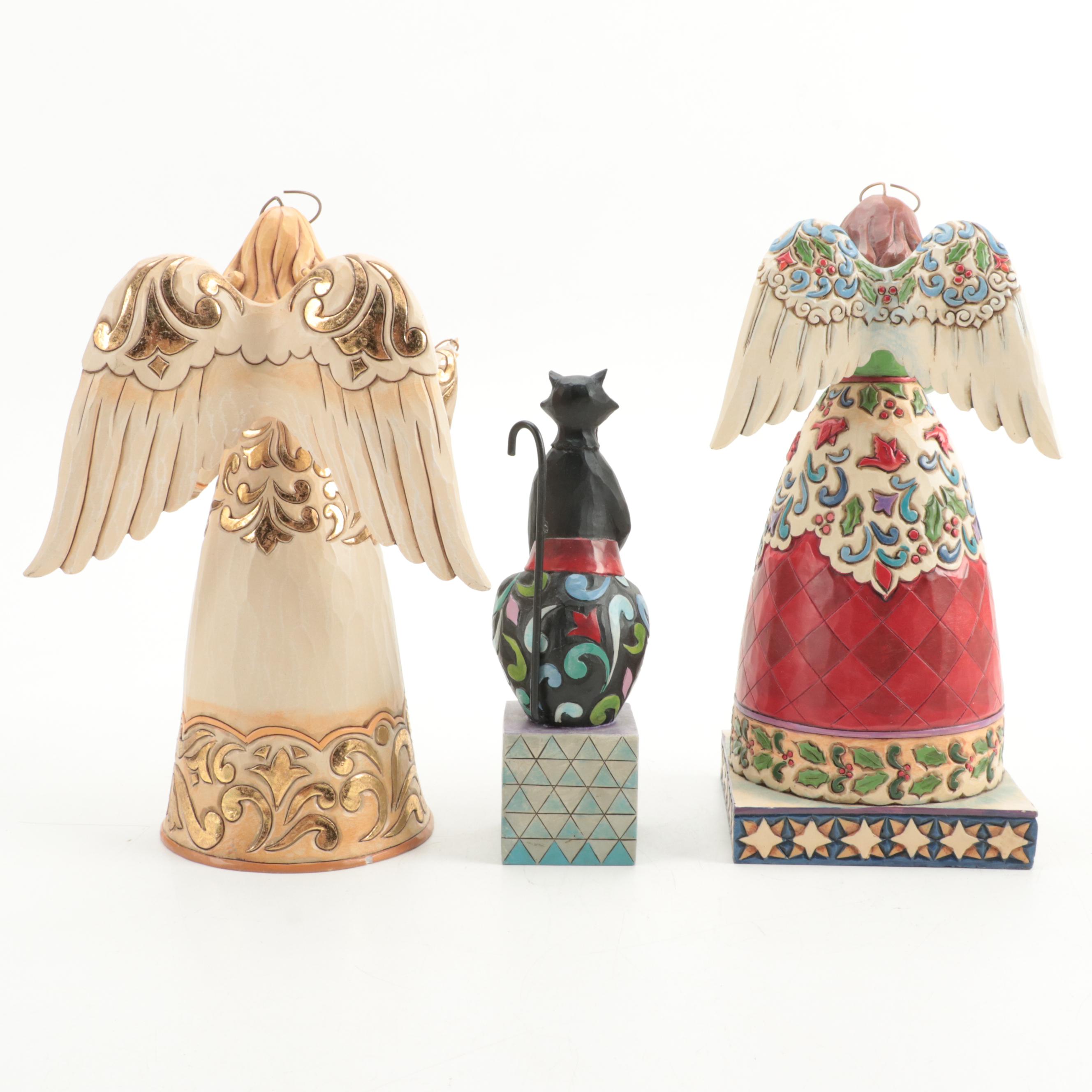 Jim Shore Heartwood Creek "Blessed Nest" and Other Resin Figurines