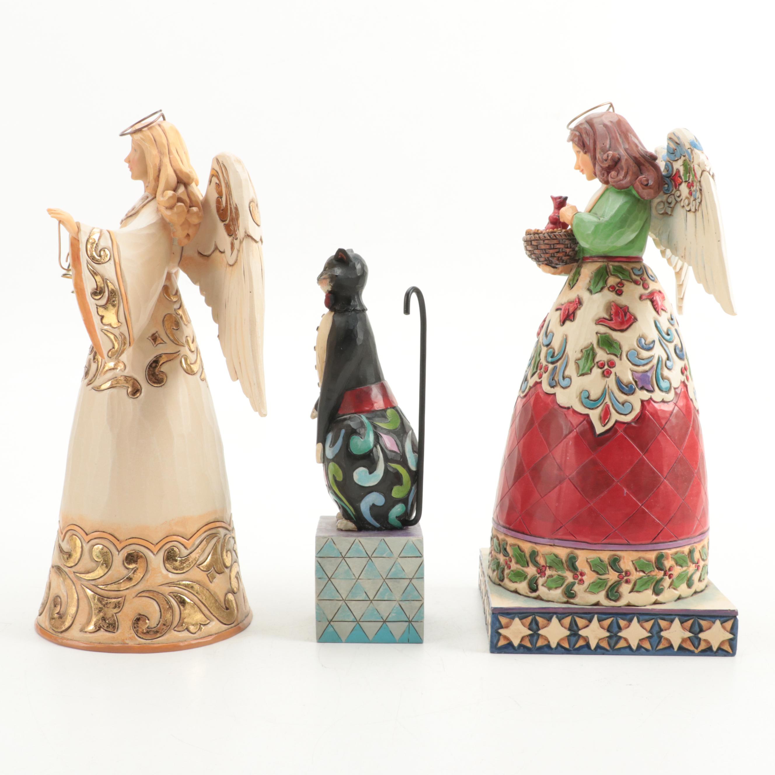 Jim Shore Heartwood Creek "Blessed Nest" and Other Resin Figurines