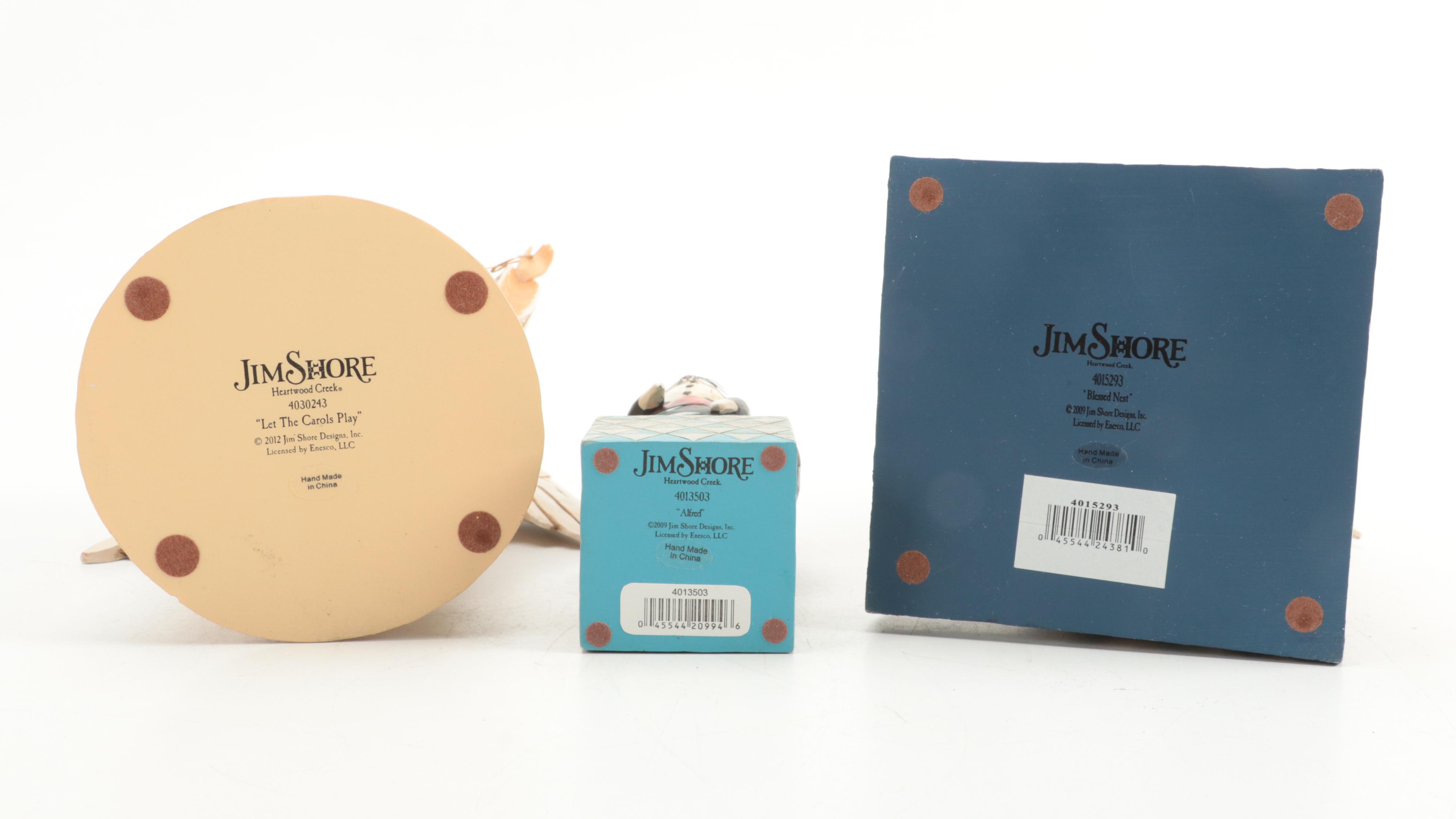 Jim Shore Heartwood Creek "Blessed Nest" and Other Resin Figurines