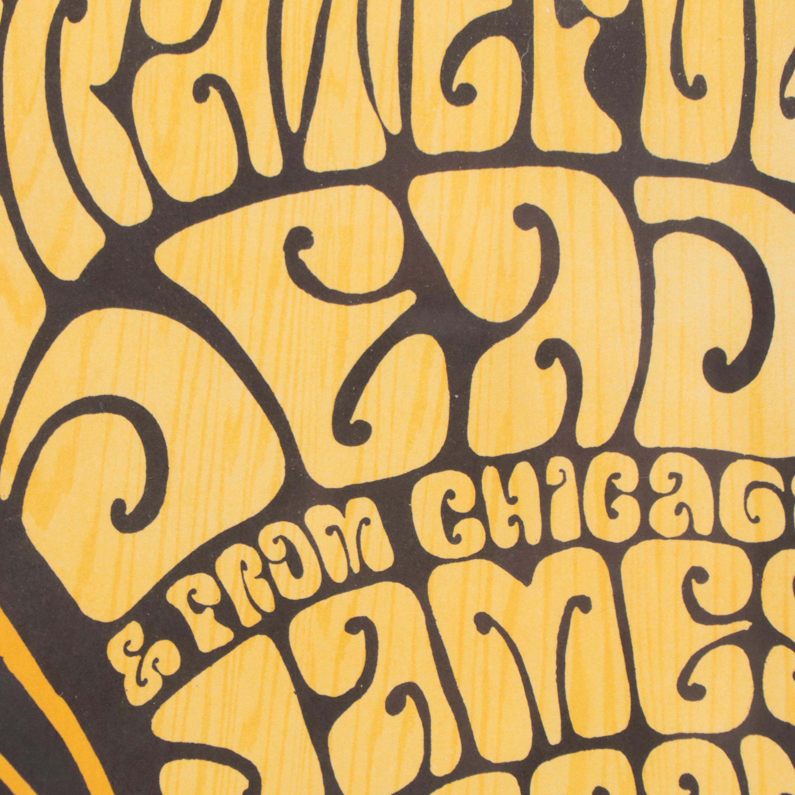 Color Lithograph Concert Poster After Wes Wilson at the Fillmore Auditorium