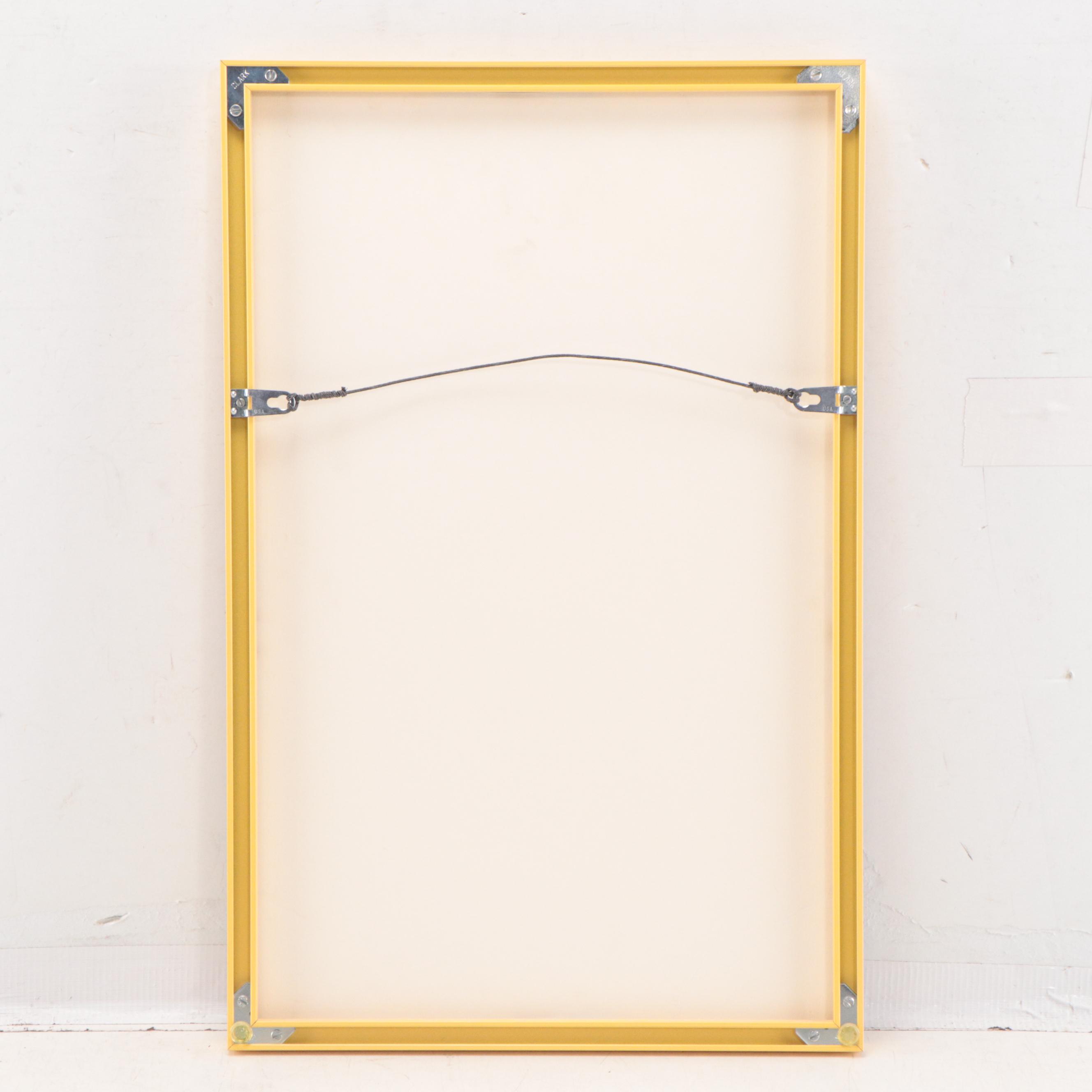 Color Lithograph Concert Poster After Wes Wilson at the Fillmore Auditorium