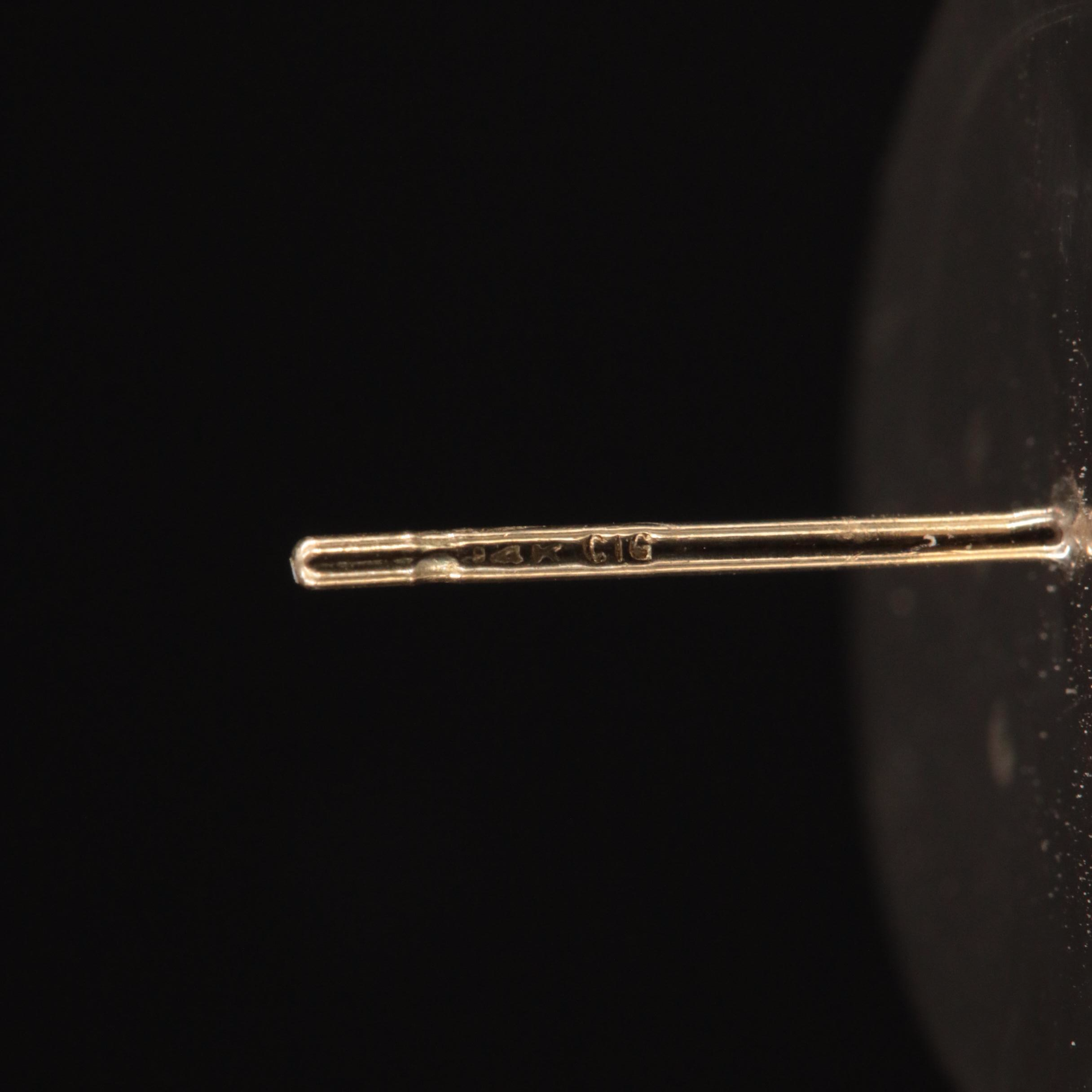 14K Oval Fluted Earrings