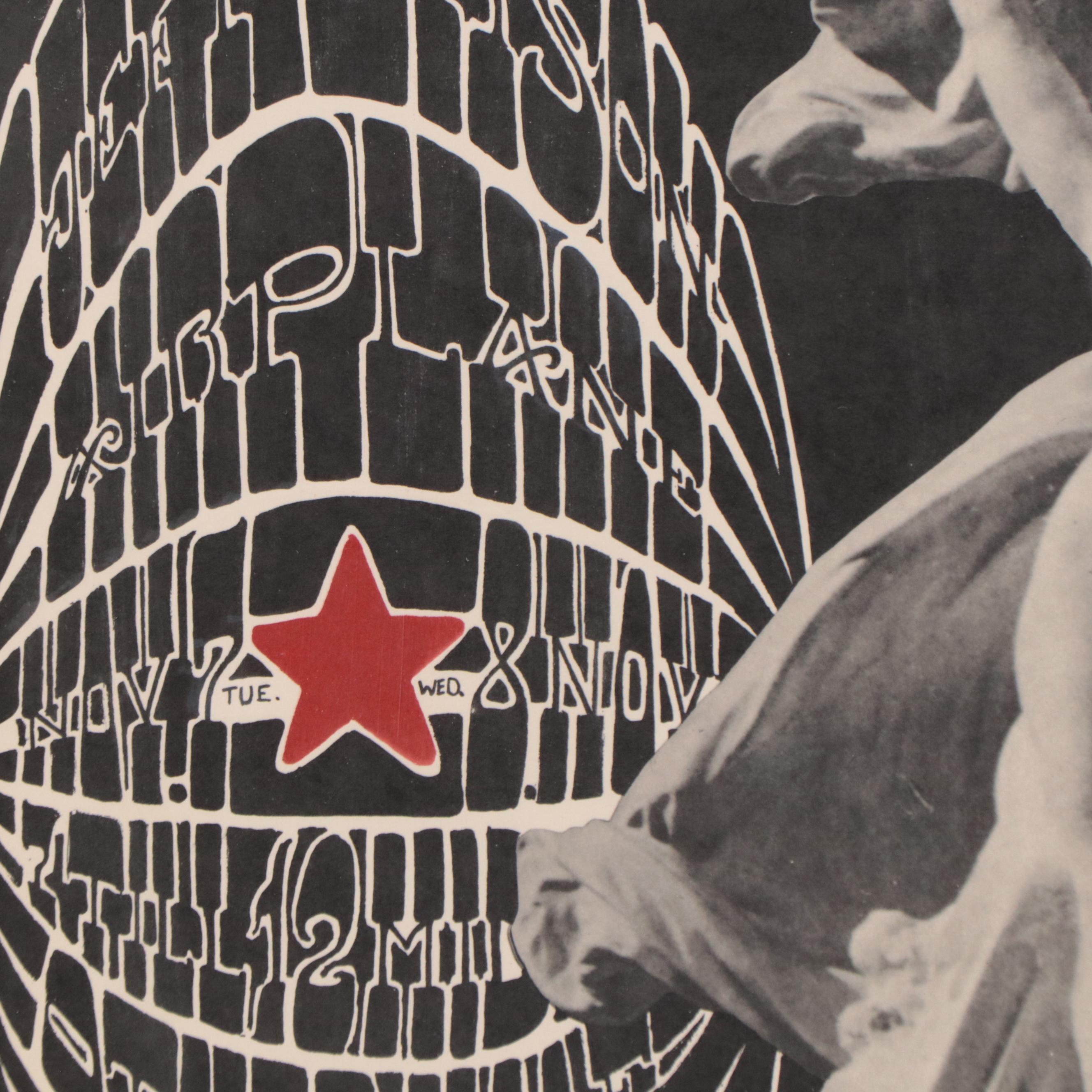 Color Lithograph Concert Poster After Alton Kelley