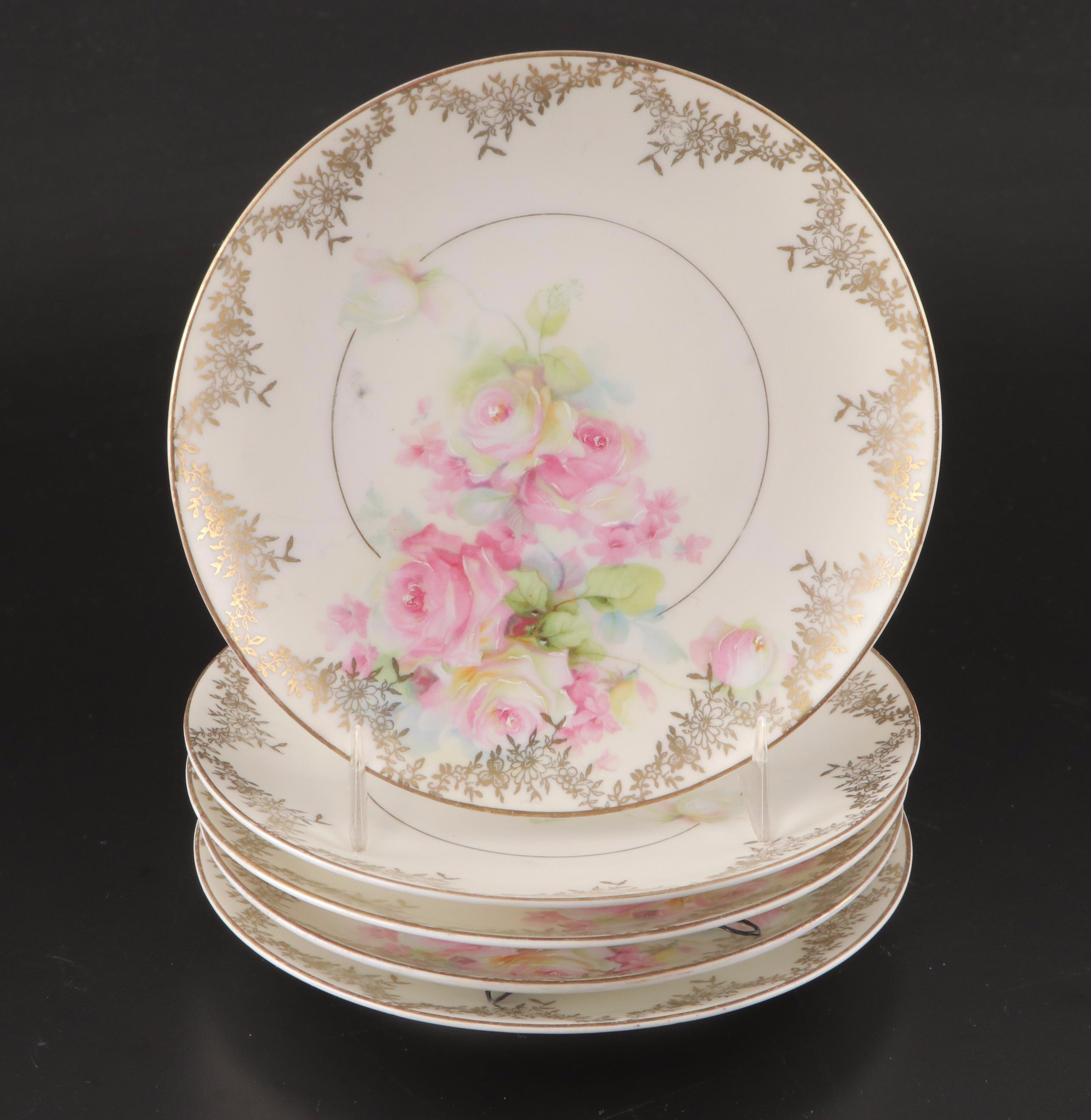 Barat Lemon Dish with Other Limoges and Prussian Tableware