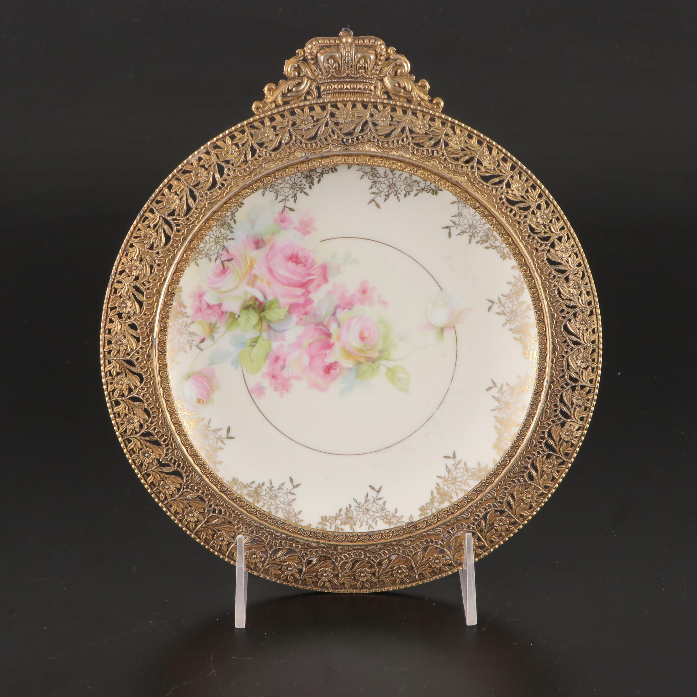 Barat Lemon Dish with Other Limoges and Prussian Tableware