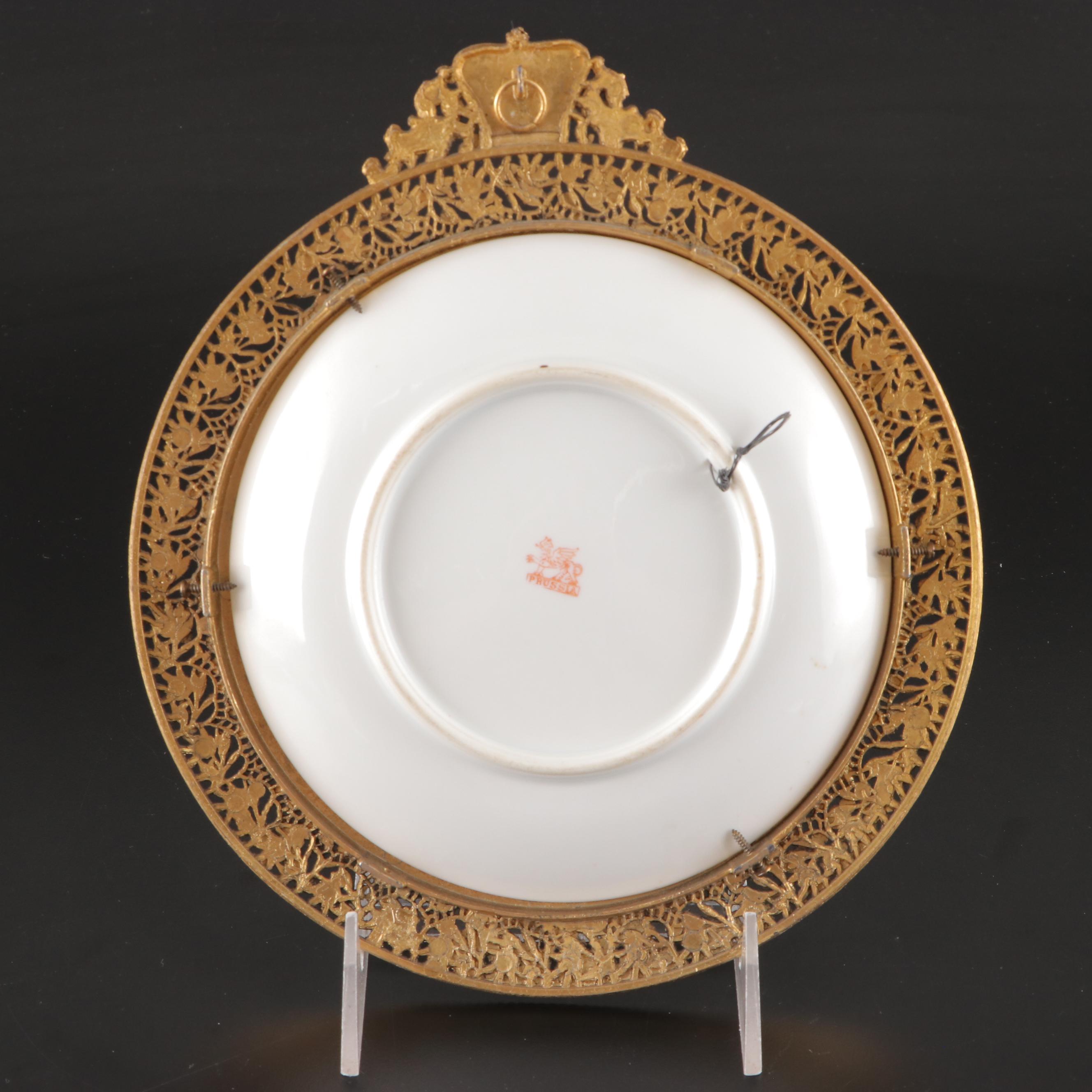 Barat Lemon Dish with Other Limoges and Prussian Tableware