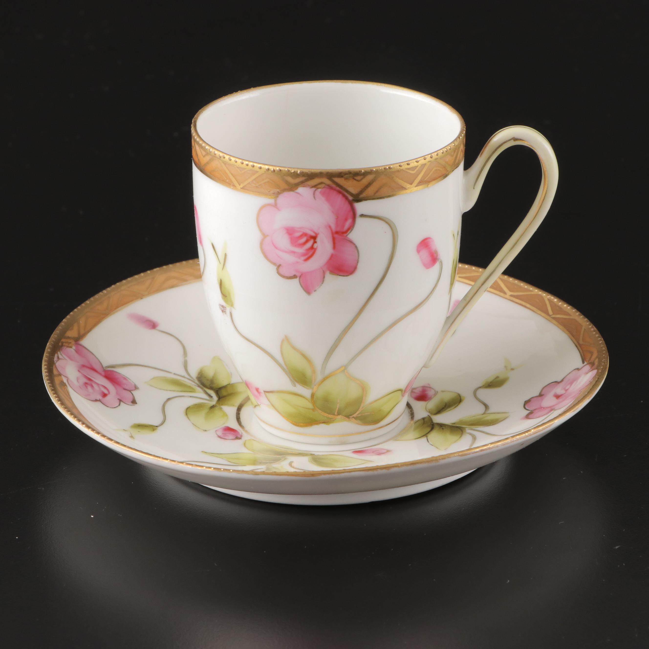 Barat Lemon Dish with Other Limoges and Prussian Tableware