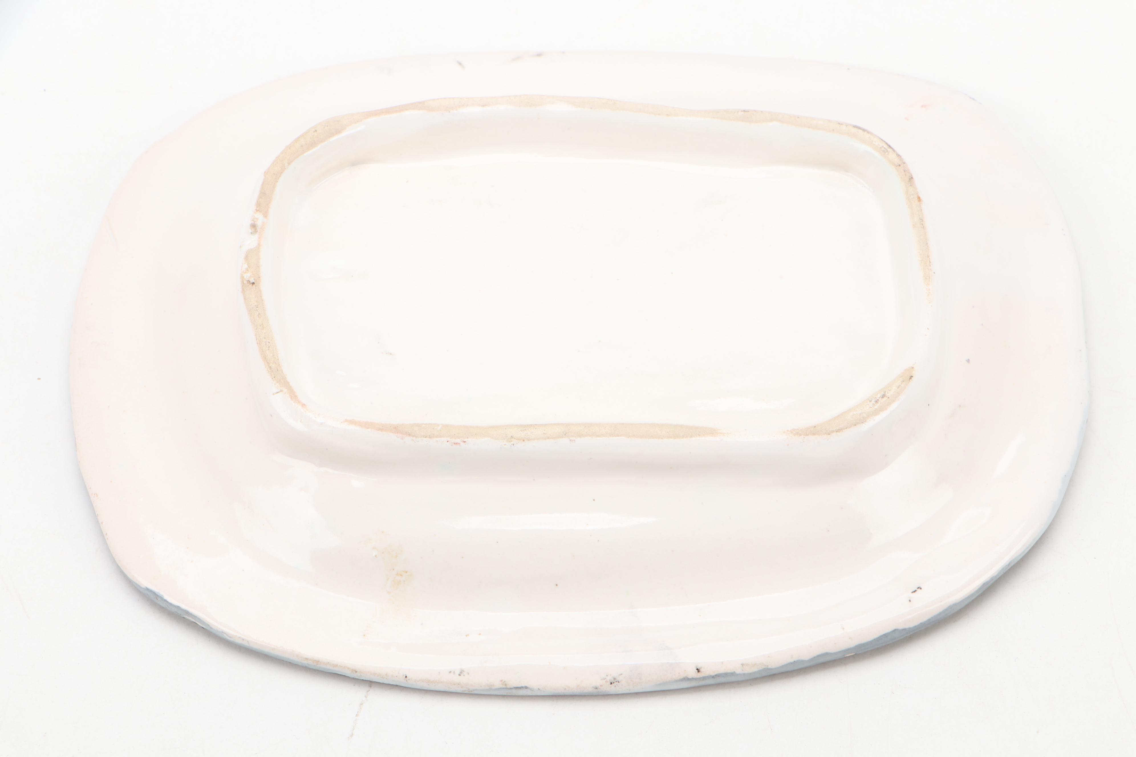 Handmade Art Pottery Bowls and Vase With Black and White Photos