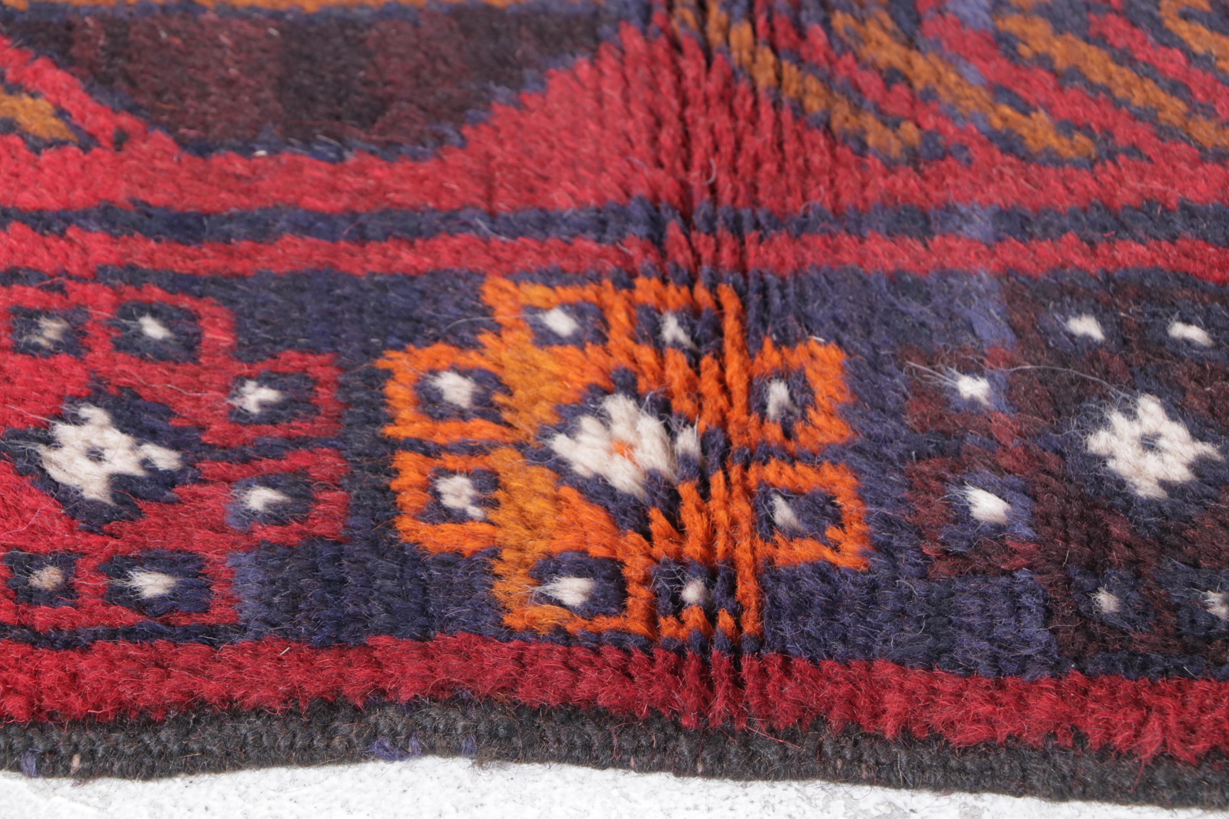 2'10 x 4'8 Hand-Knotted Afghan Taimani Accent Rug