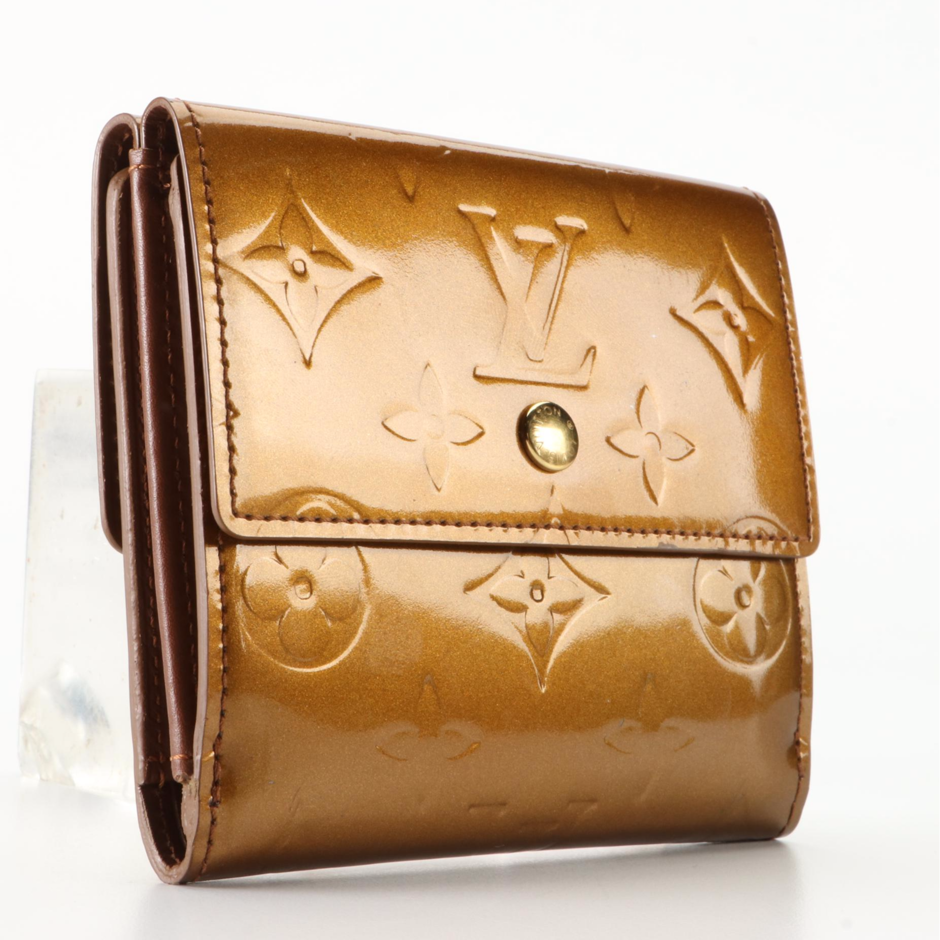 Louis Vuitton Elise Compact Wallet in Monogram Vernis
