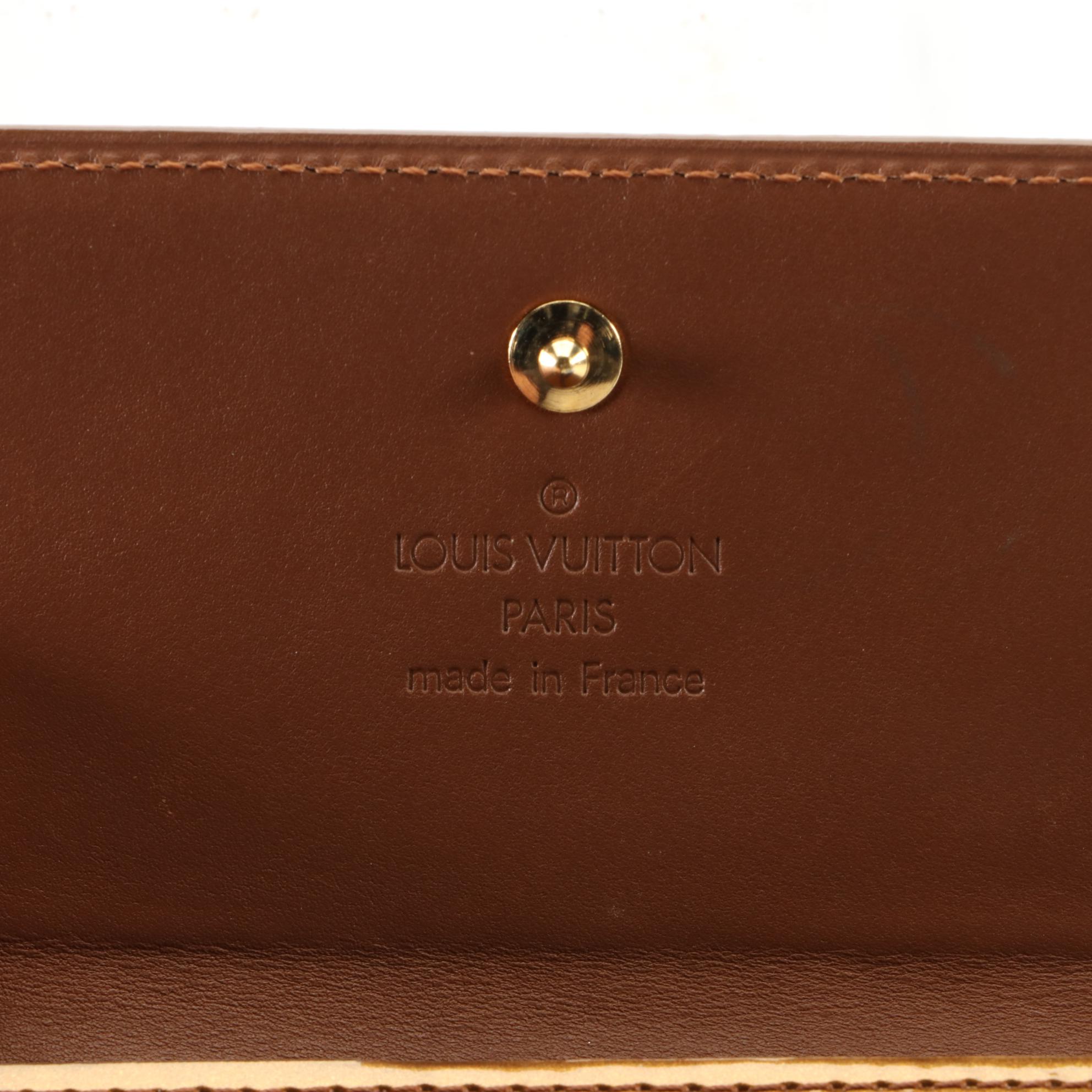 Louis Vuitton Elise Compact Wallet in Monogram Vernis