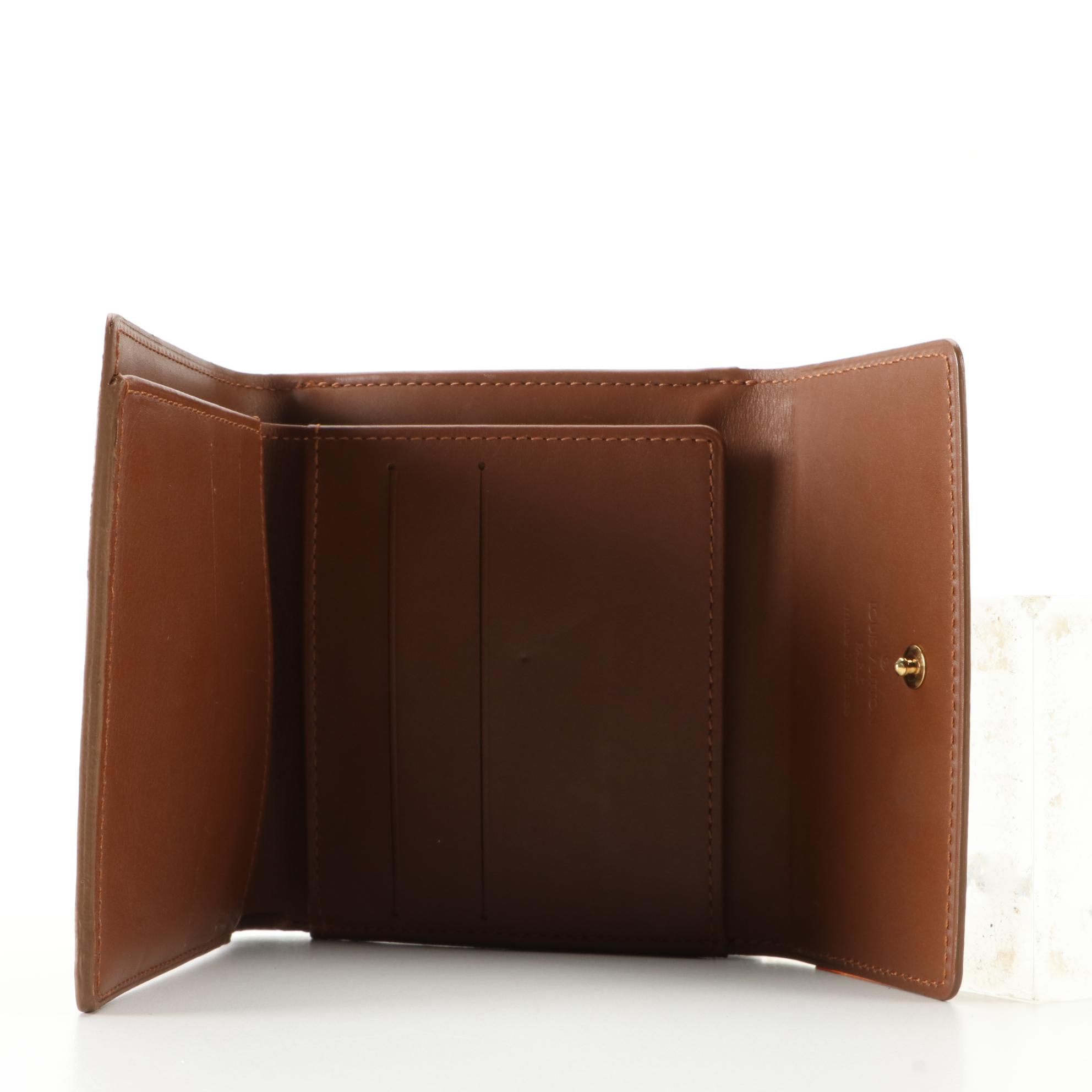 Louis Vuitton Elise Compact Wallet in Monogram Vernis