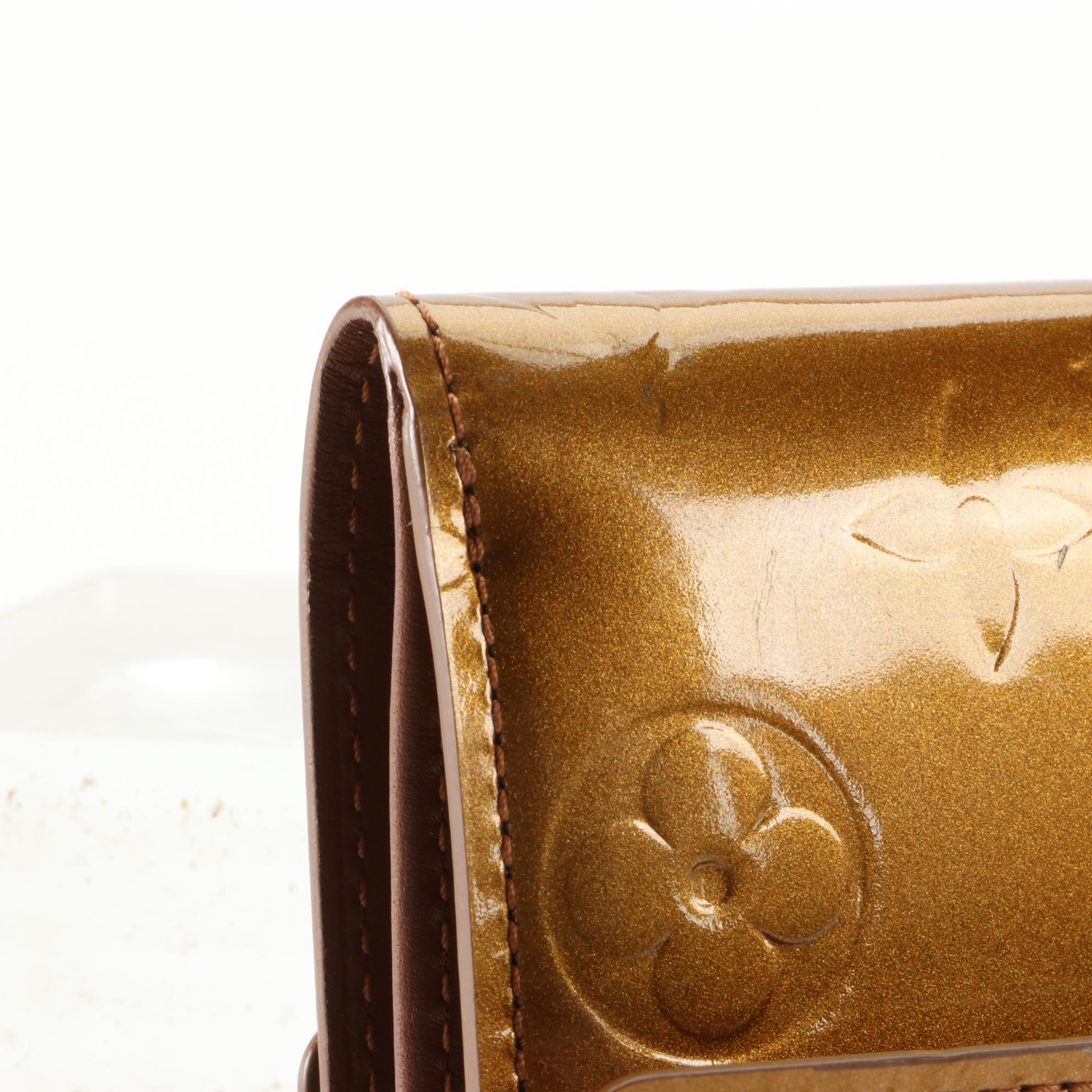 Louis Vuitton Elise Compact Wallet in Monogram Vernis