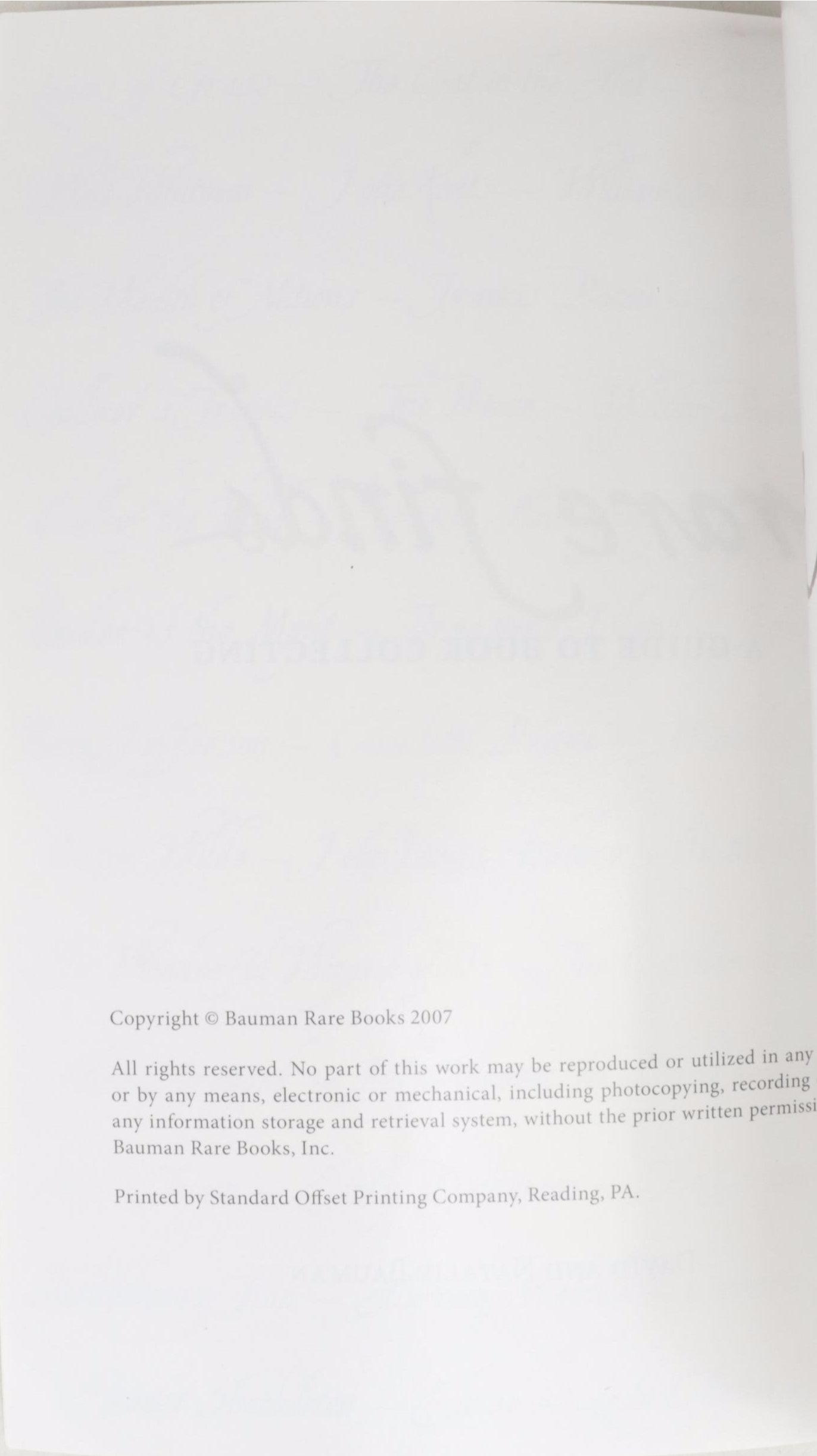 "Official Price Guide to Collecting Books" by Marie Tedford and More