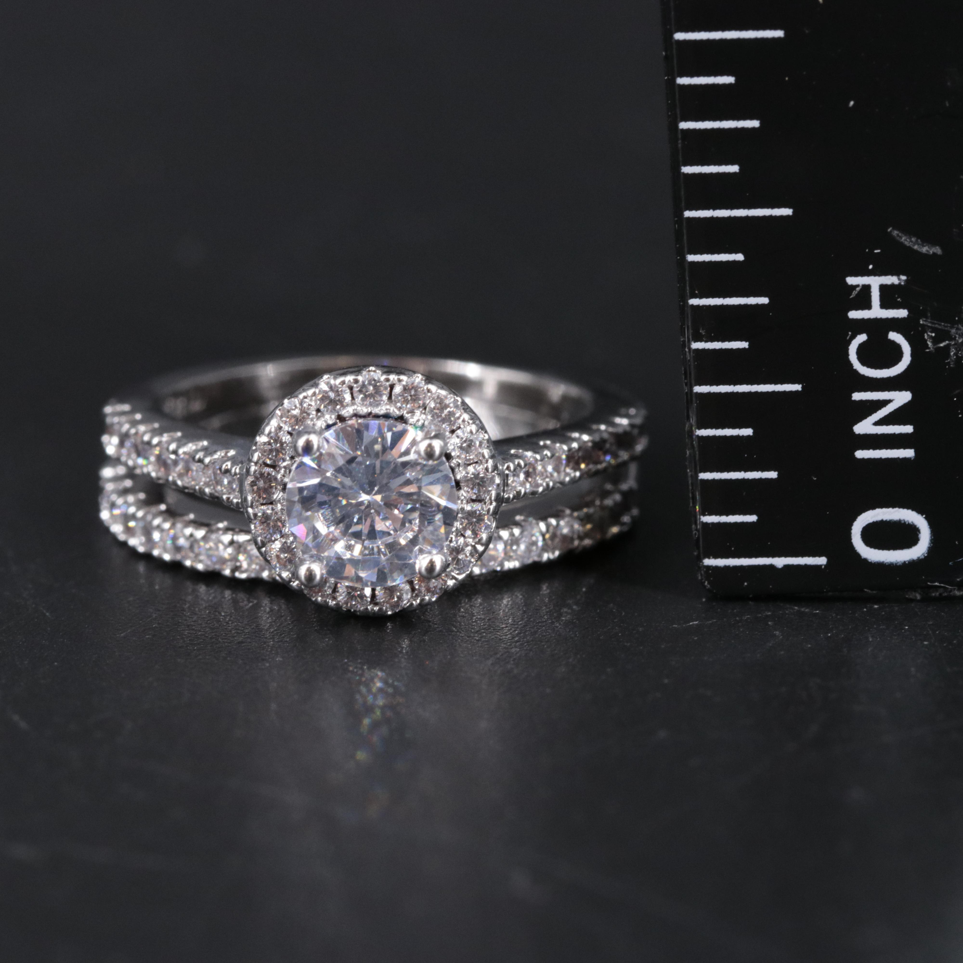 Ring Set Featuring Cubic Zirconia