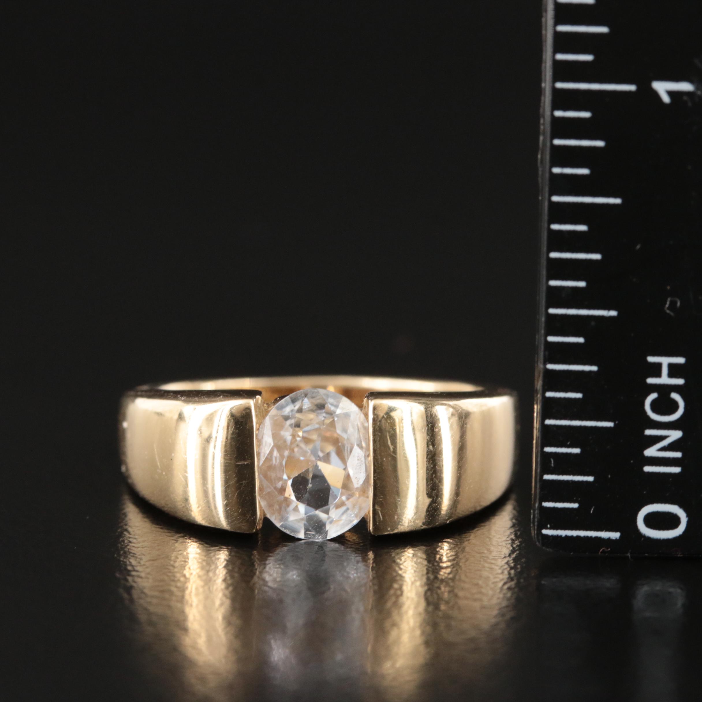 14K Topaz Ring