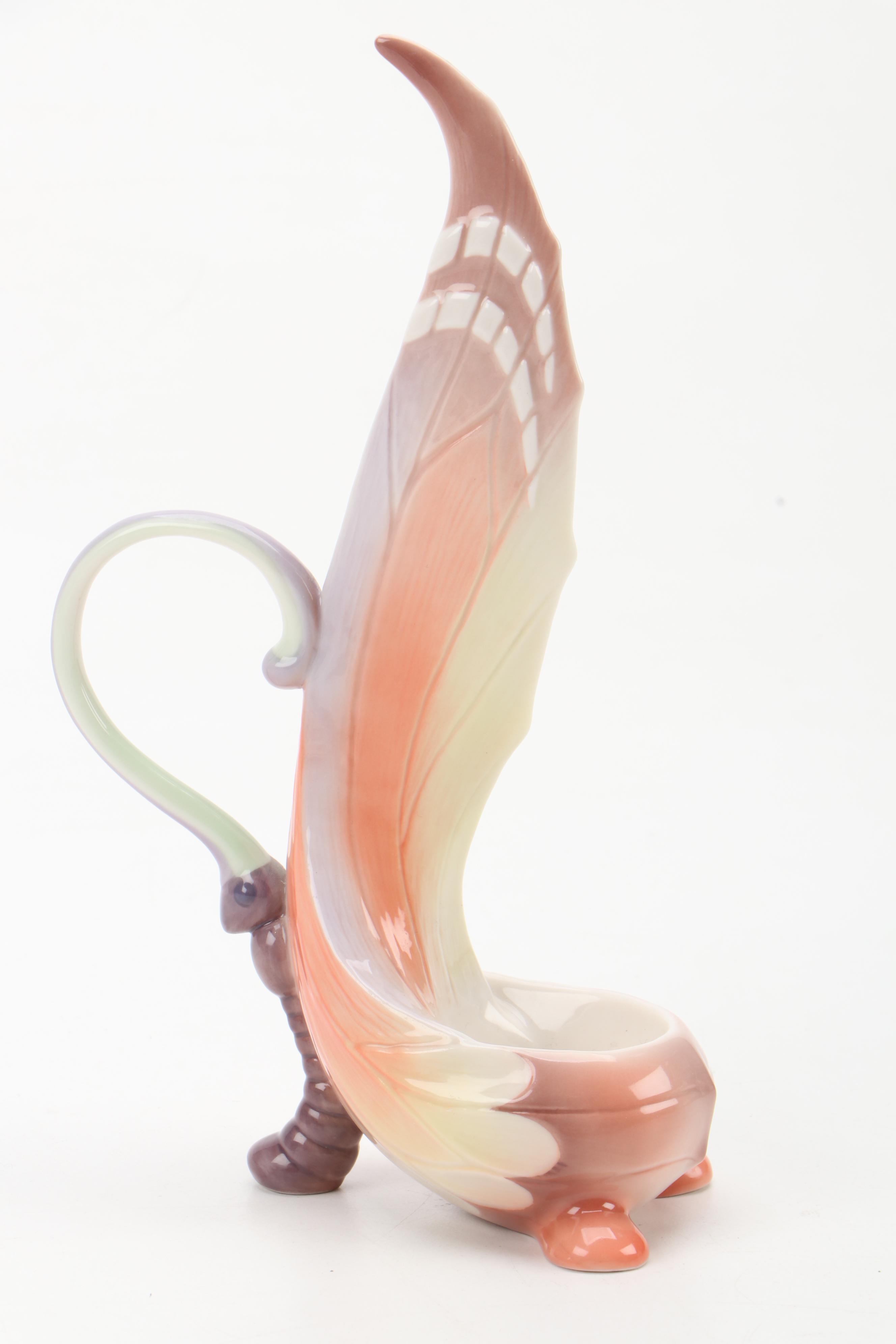 Franz "Papillon" Porcelain Butterfly Tea Light Holder