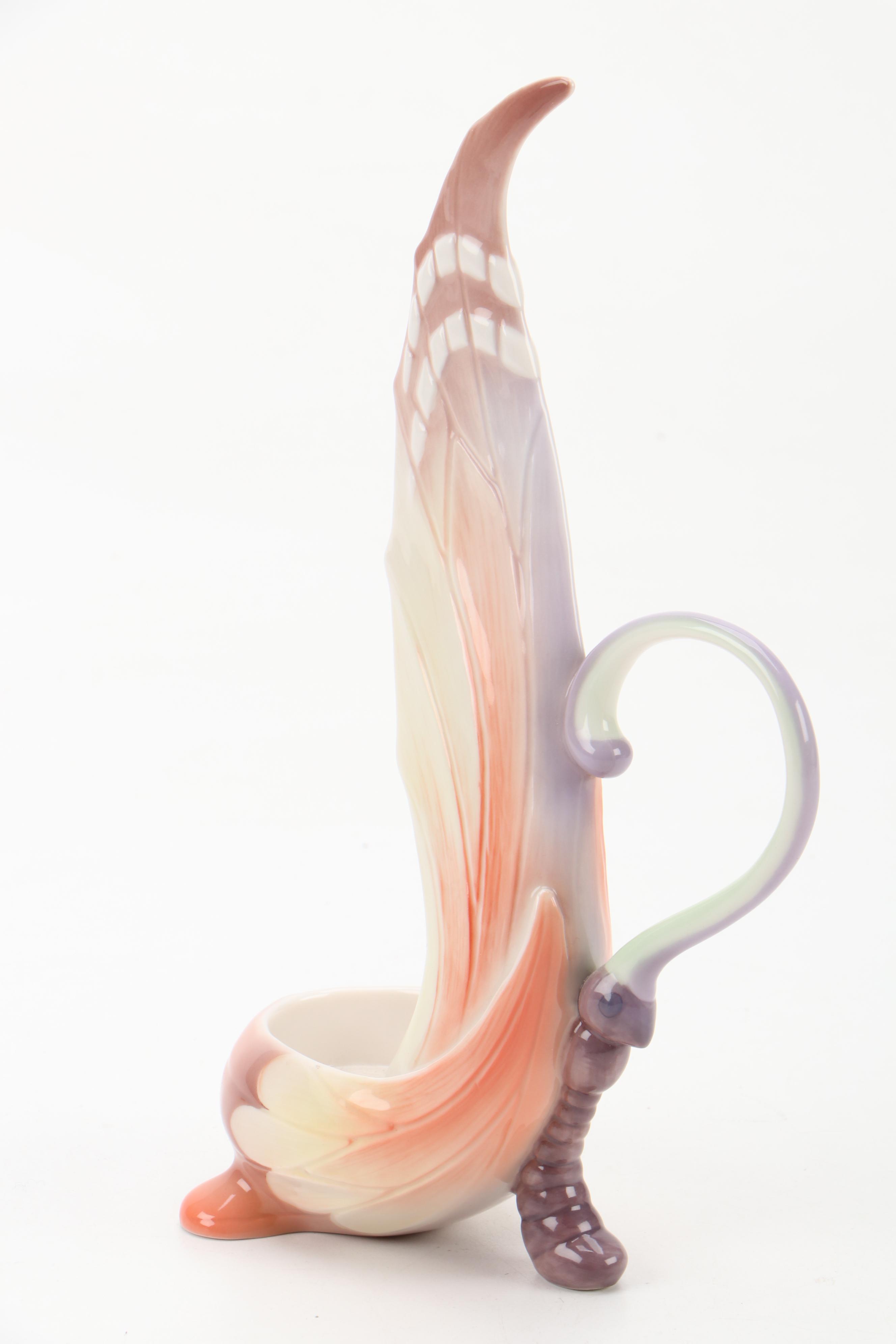 Franz "Papillon" Porcelain Butterfly Tea Light Holder