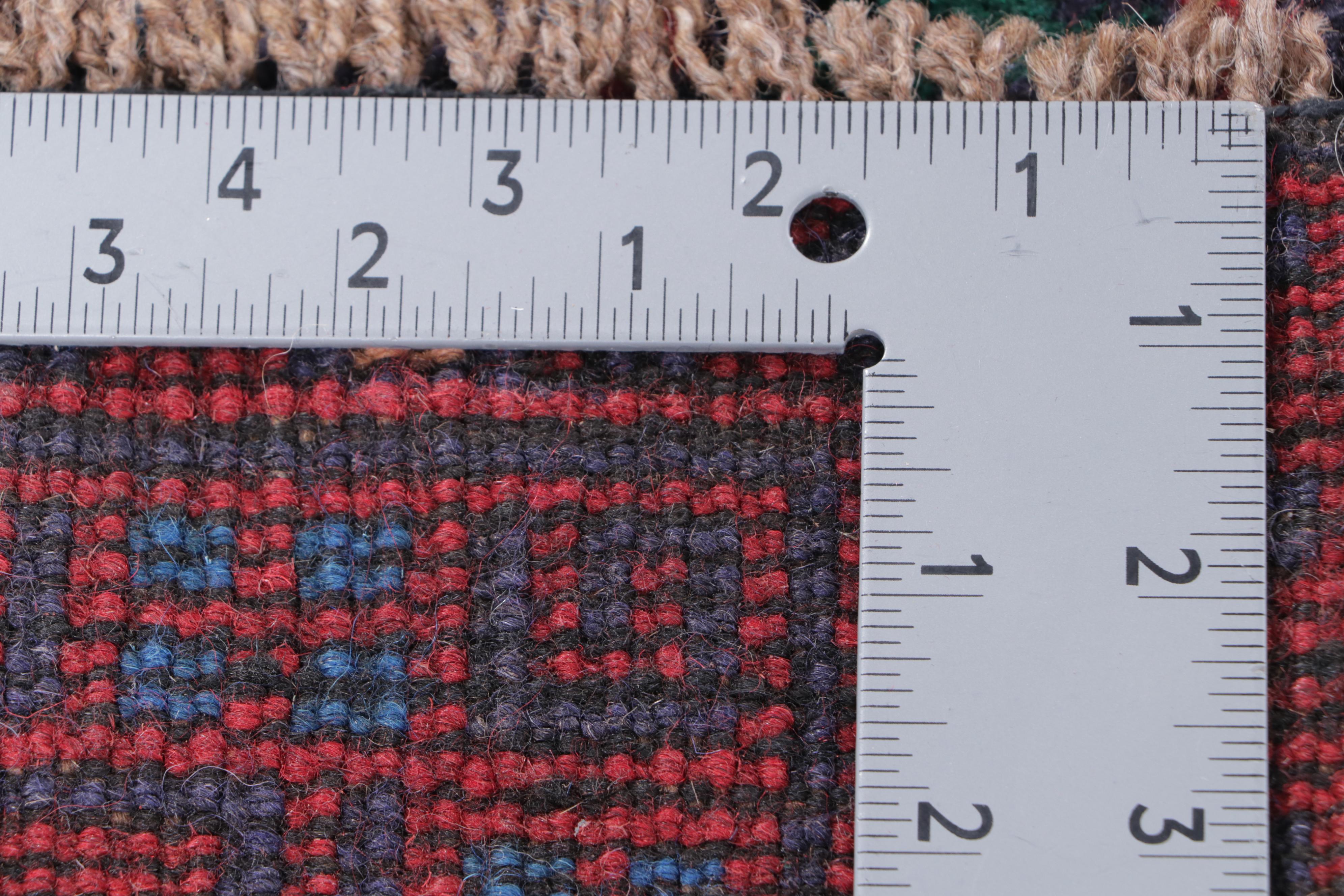 2'9 x 5' Hand-Knotted Afghan Taimani Accent Rug