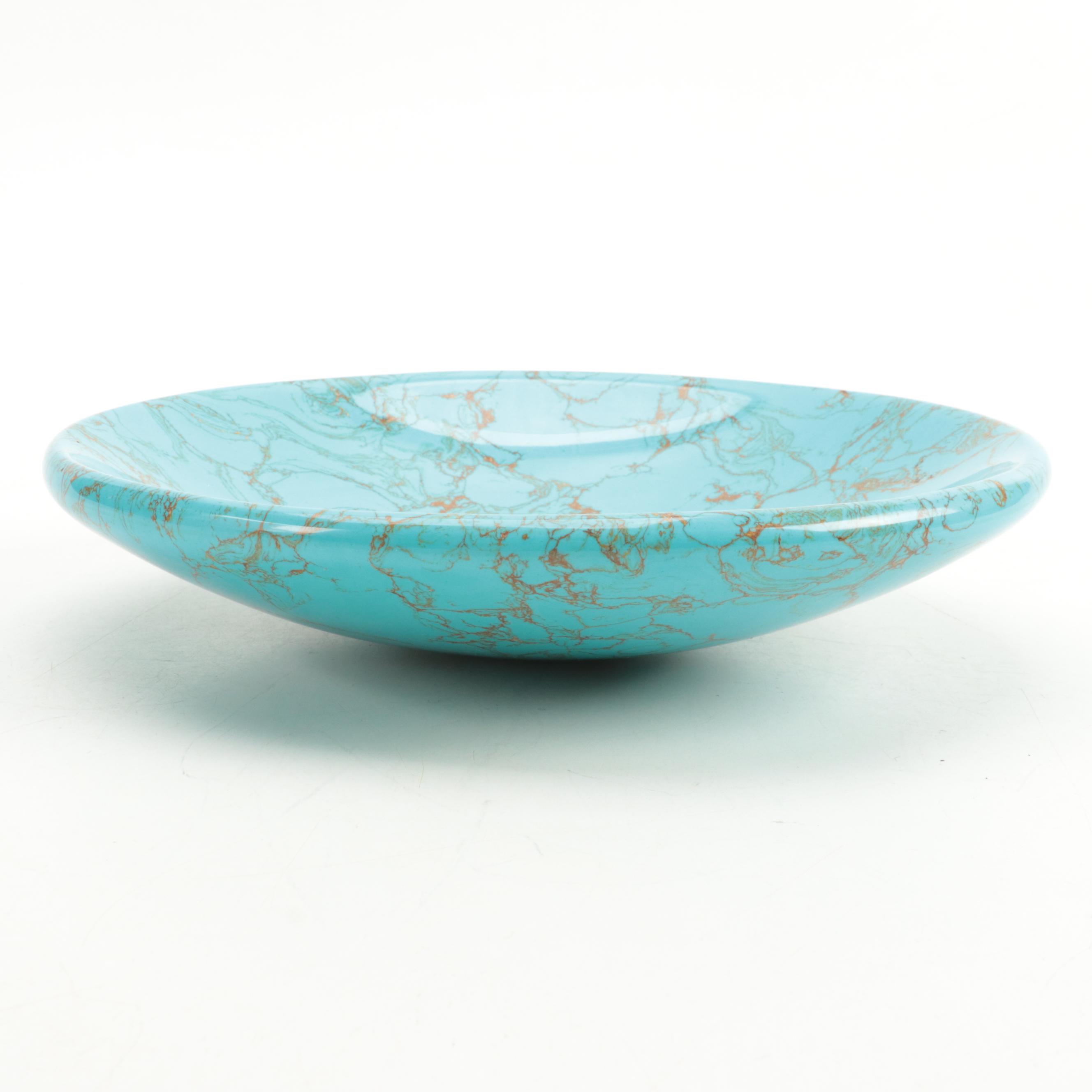 Jay King Composite Turquoise Bowl