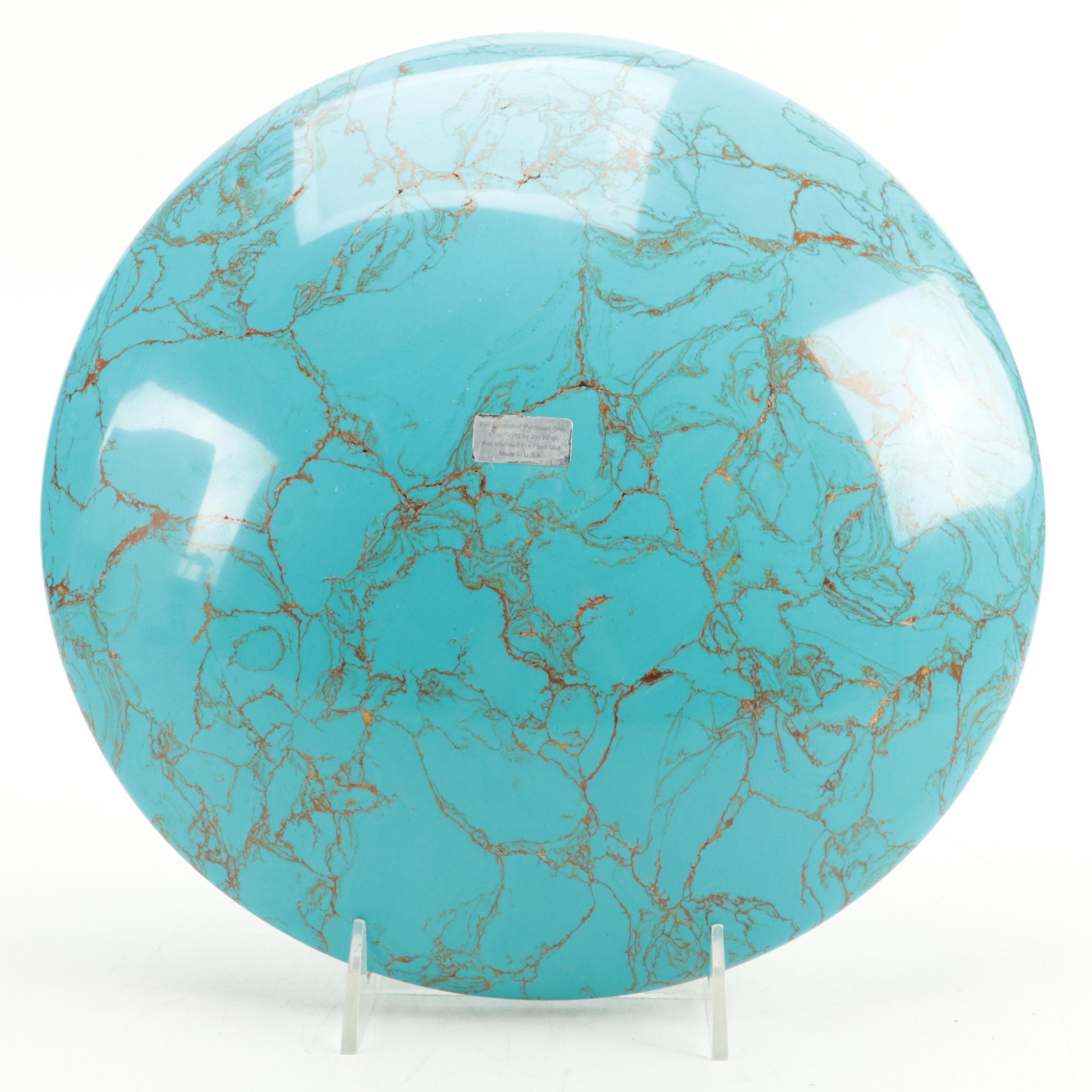 Jay King Composite Turquoise Bowl