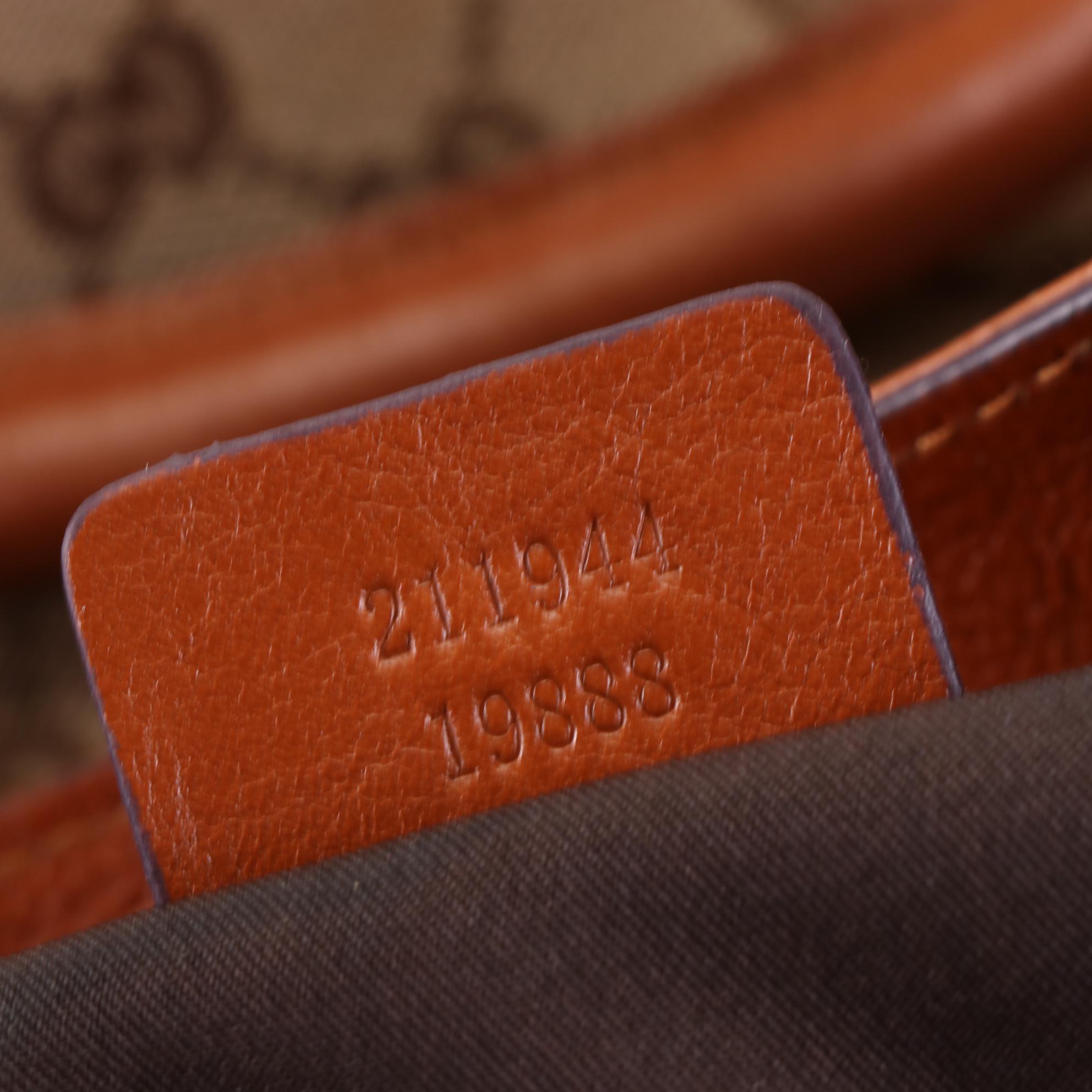 Gucci Sukey Hobo Tote Bag in GG Canvas and Leather Trim