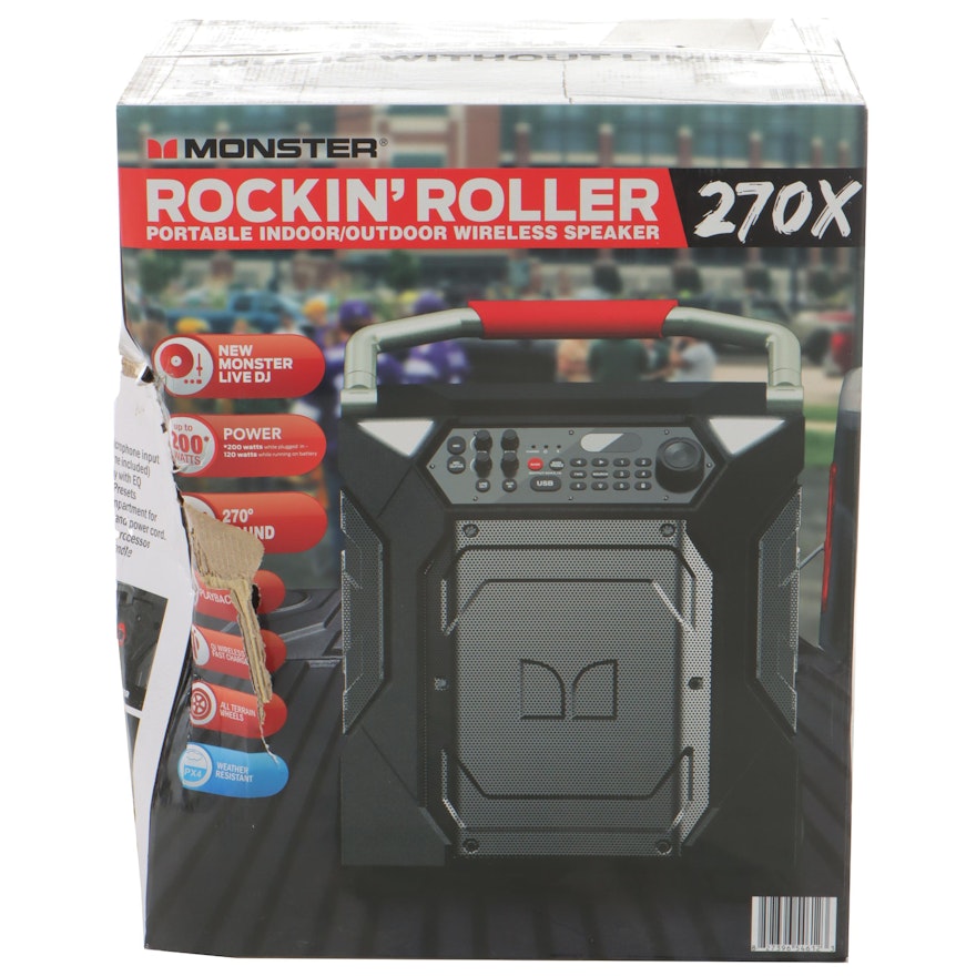 Monster Rockin' Roller Outdoor Wireless Speaker
