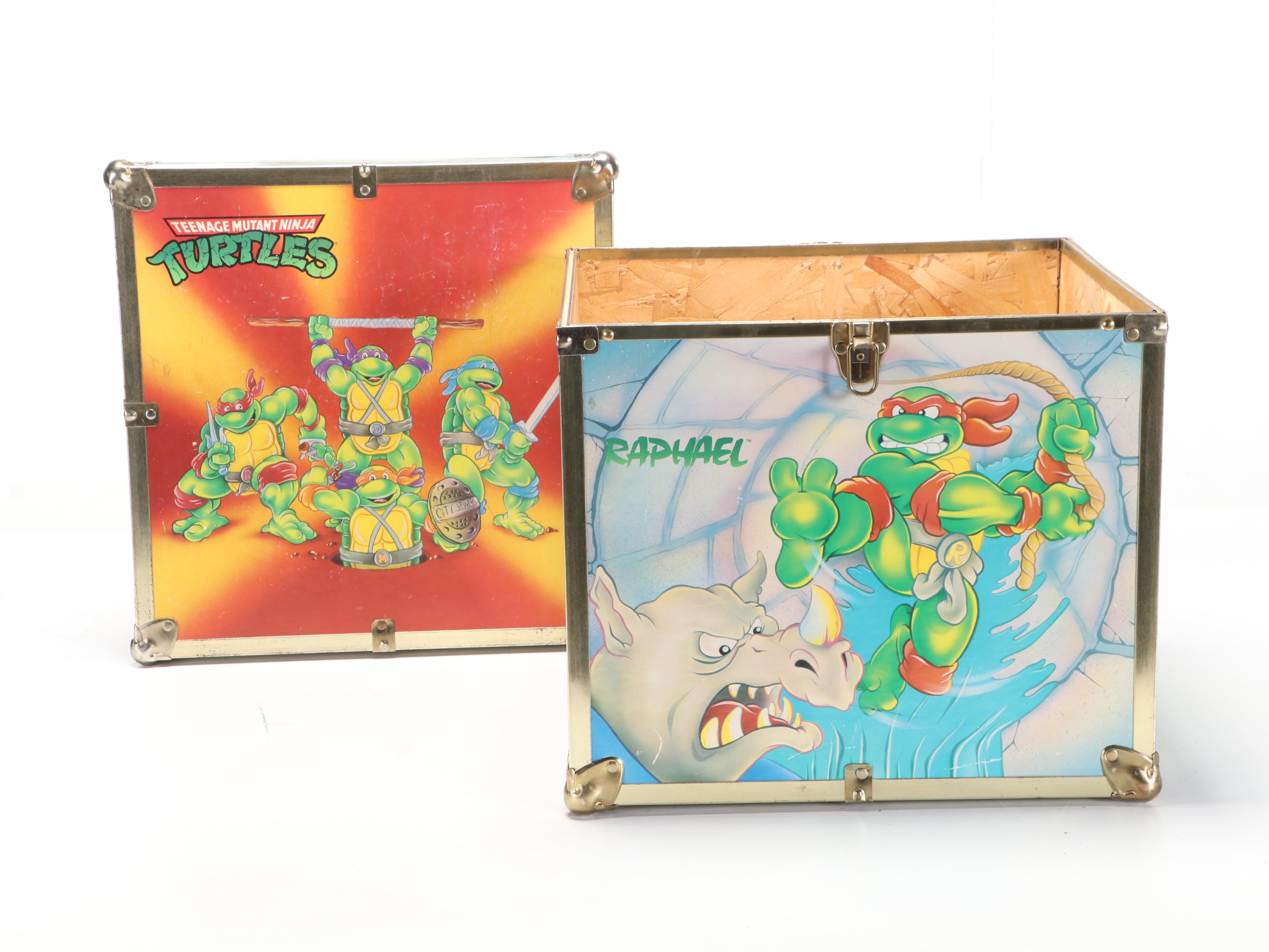 Teenage Mutant Ninja Turtles Metal Bound Latching Toy Box
