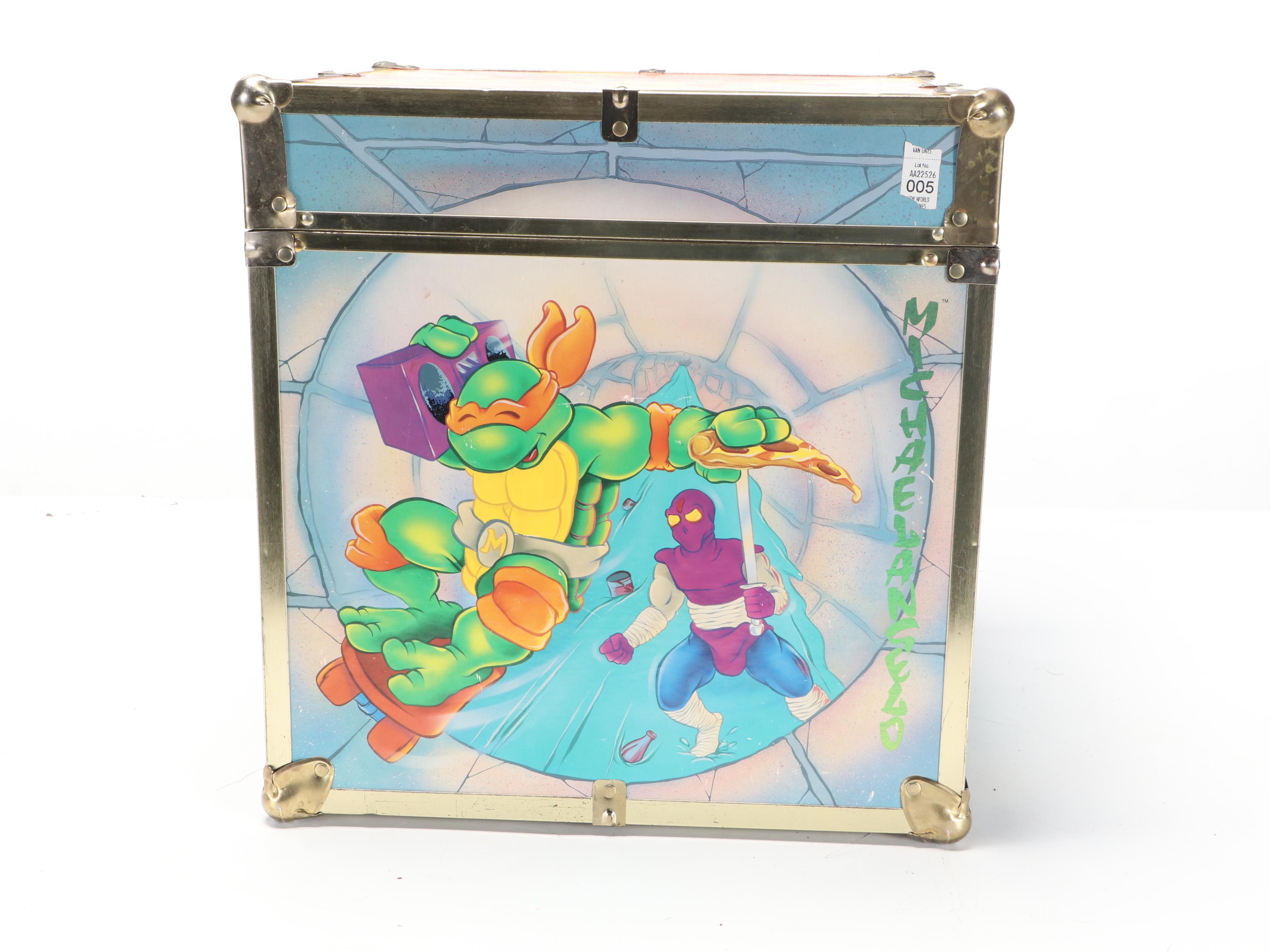 Teenage Mutant Ninja Turtles Metal Bound Latching Toy Box
