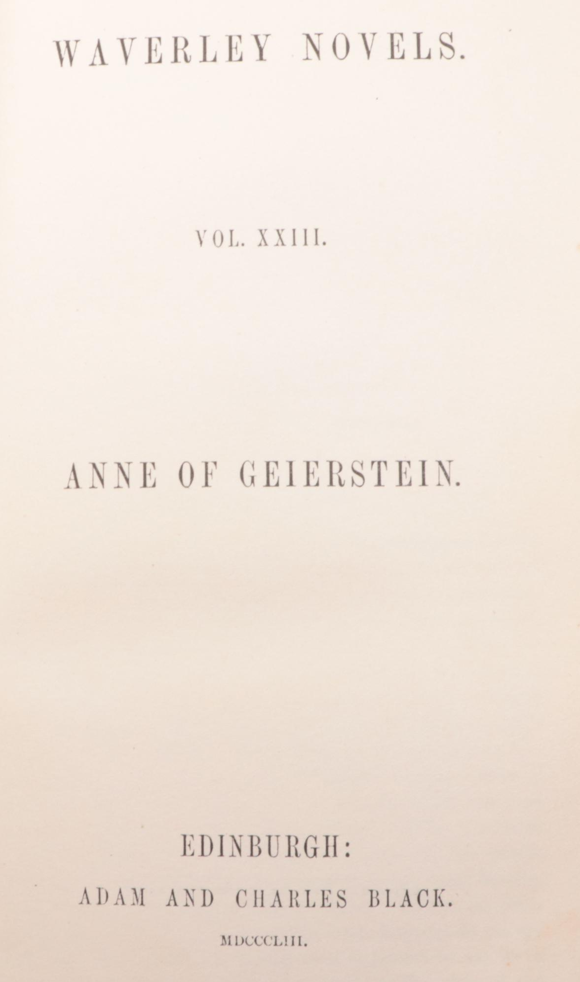 "Woodstock" and Other Waverley Novels by Sir Walter Scott and More