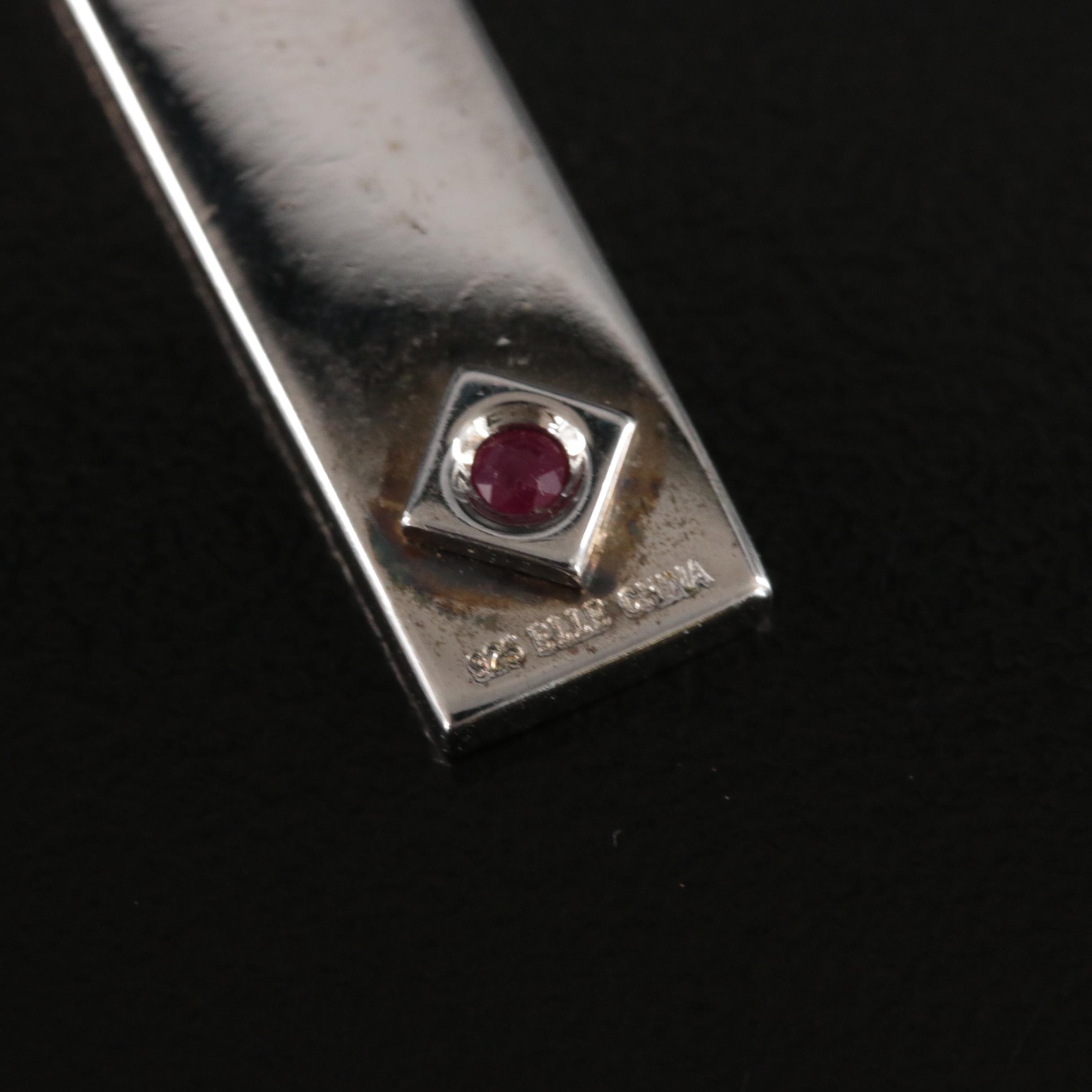 ELLE Sterling Bar, Key, Heart and Corkscrew Charms