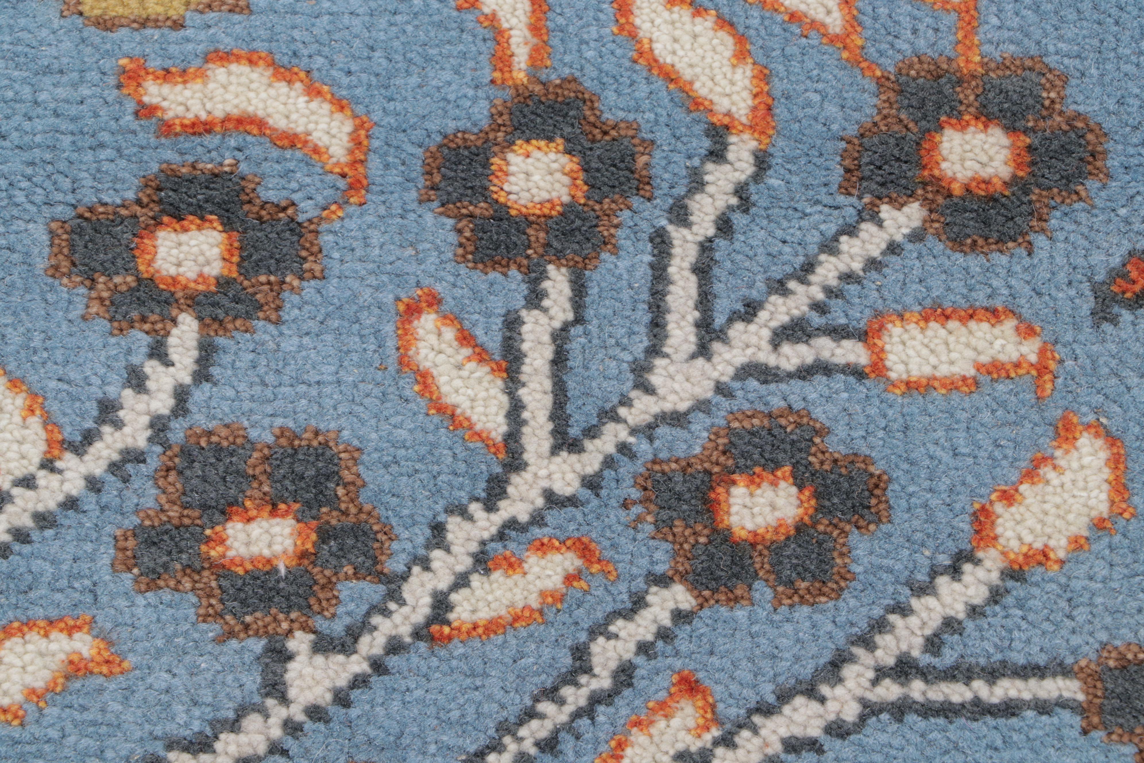 2'6 x 8' Hand-Knotted Indian Pictorial Hunt Scene Carpet Runner