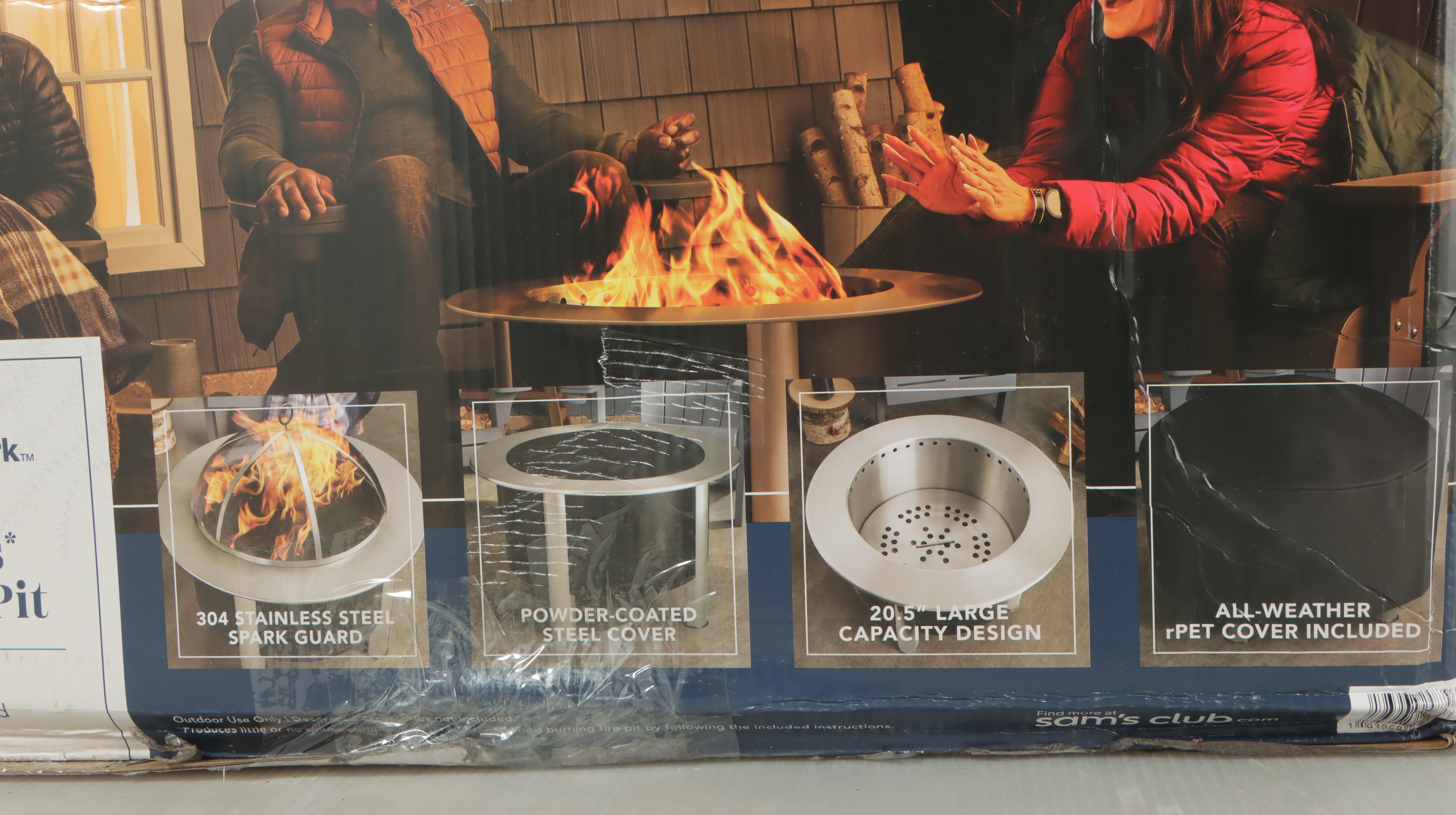 Member's Mark Smokeless Wood Fire Pit