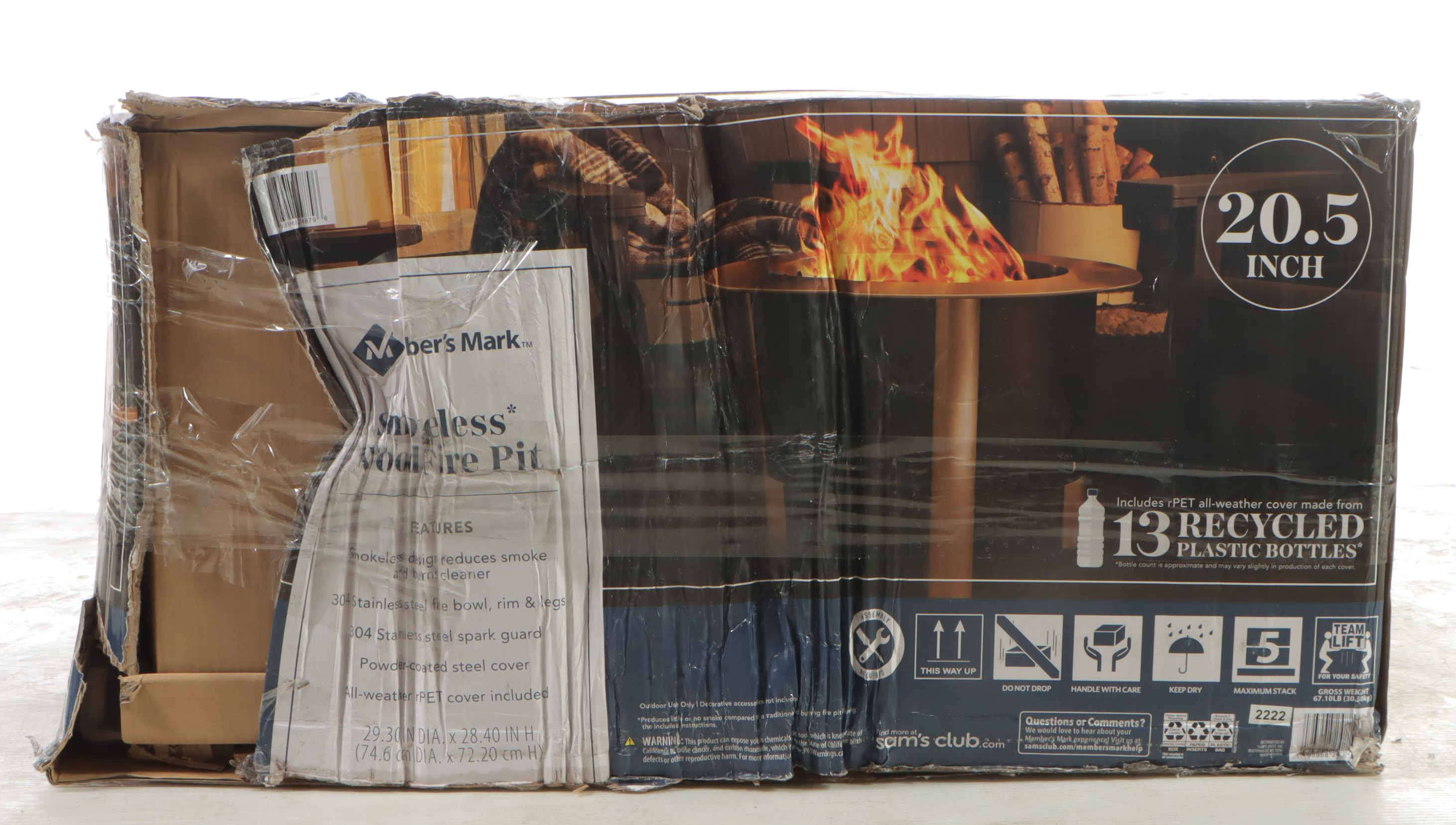 Member's Mark Smokeless Wood Fire Pit