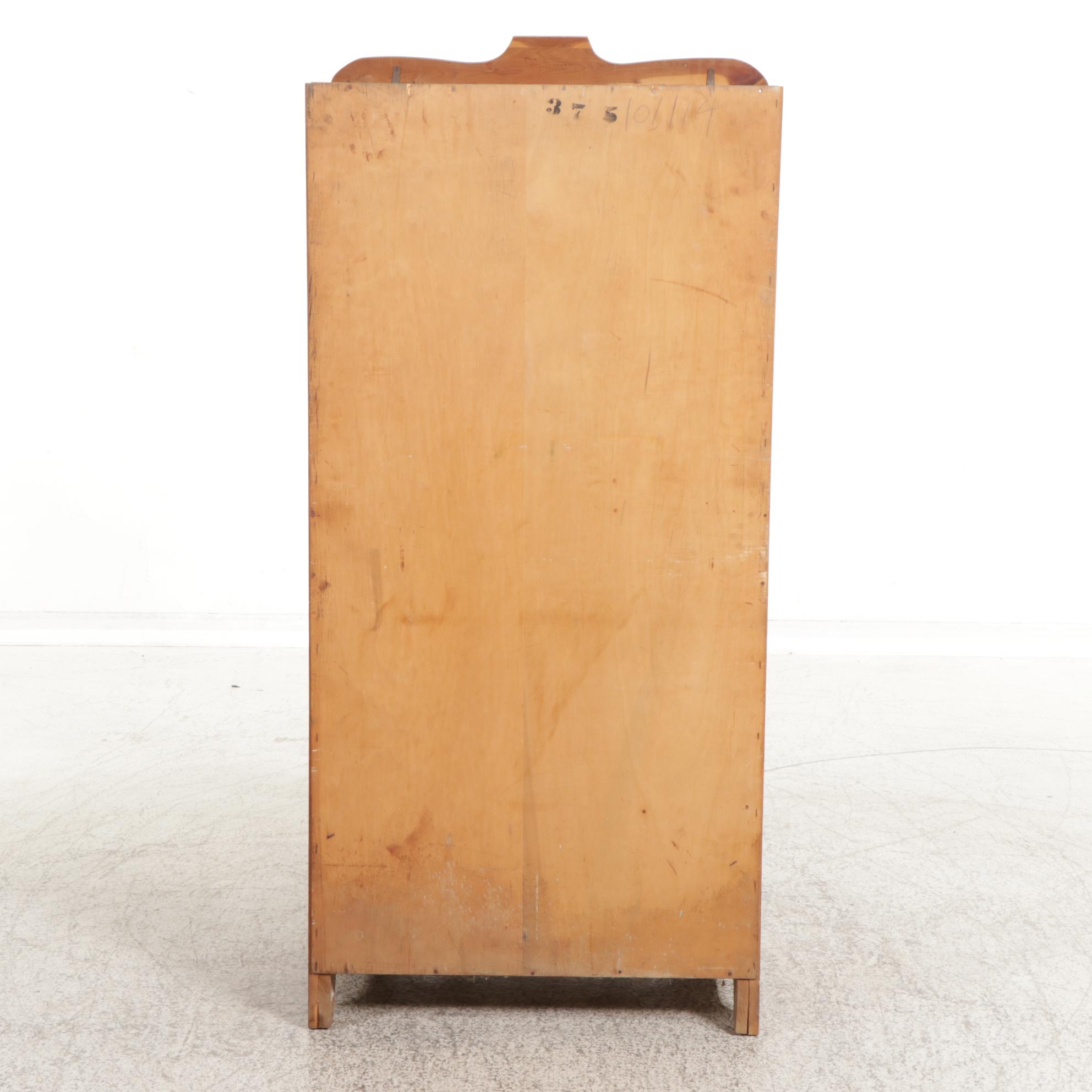 Cedar-Master American Primitive Style Wardrobe, Early to Mid 20th Century