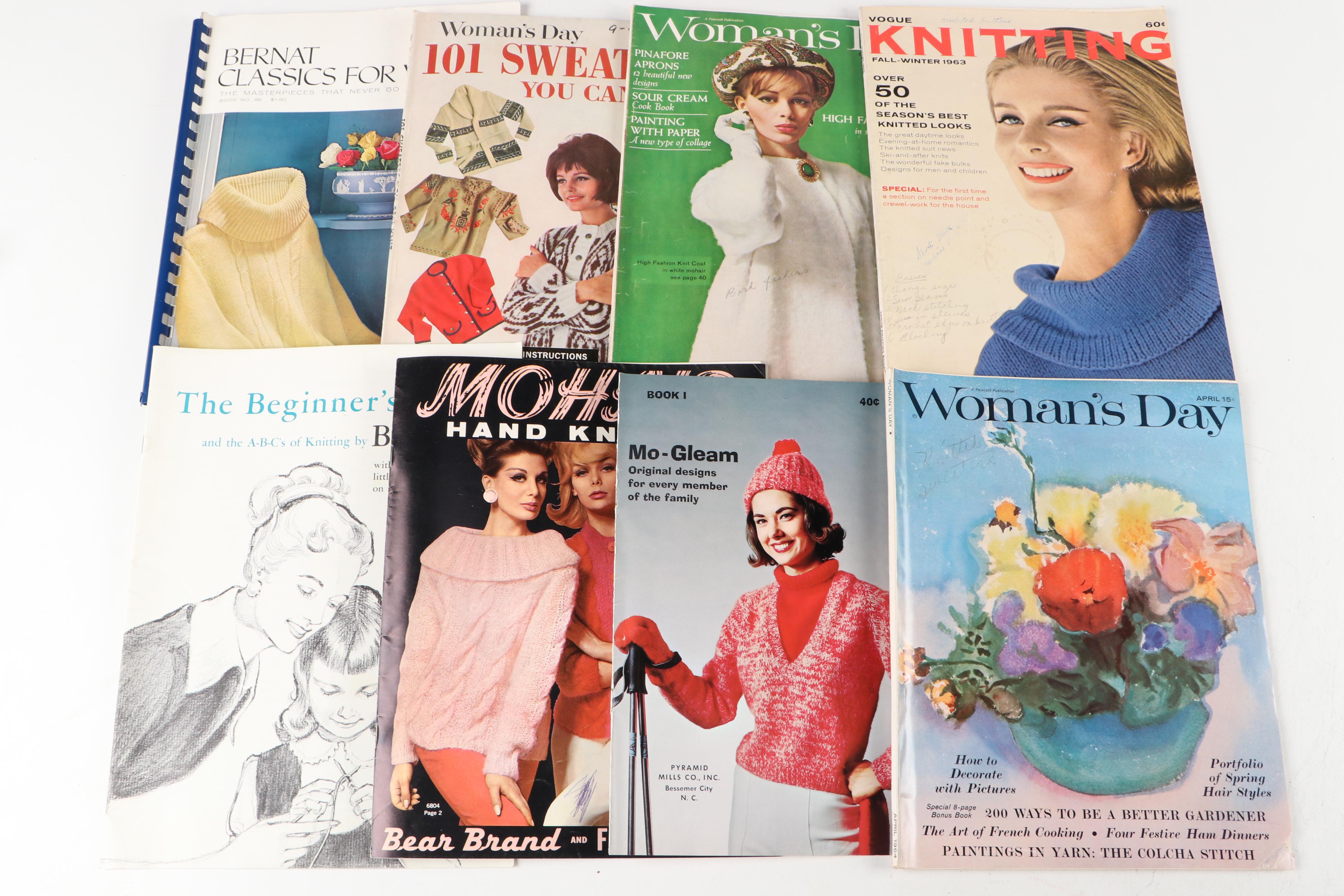 "Vogue Knitting," "McCall's Knitting for Beginners," and More Crafting Magazines