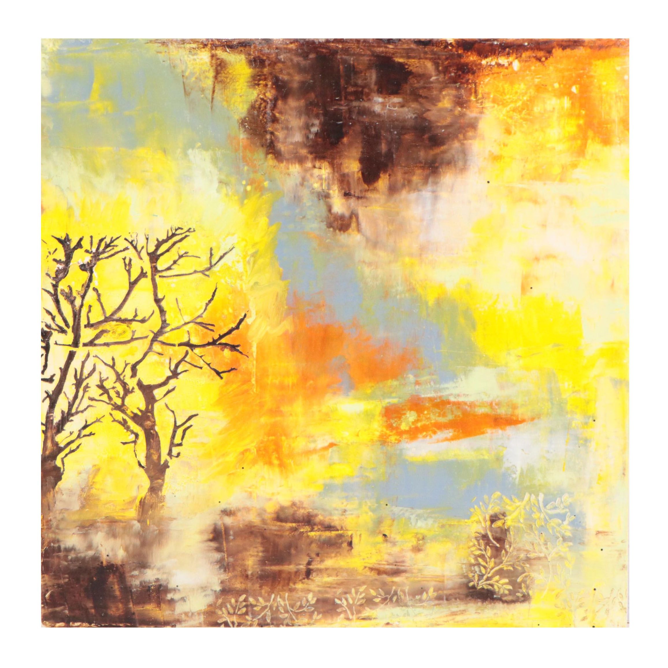 Dottie Abramowski Landscape Mixed Media Painting