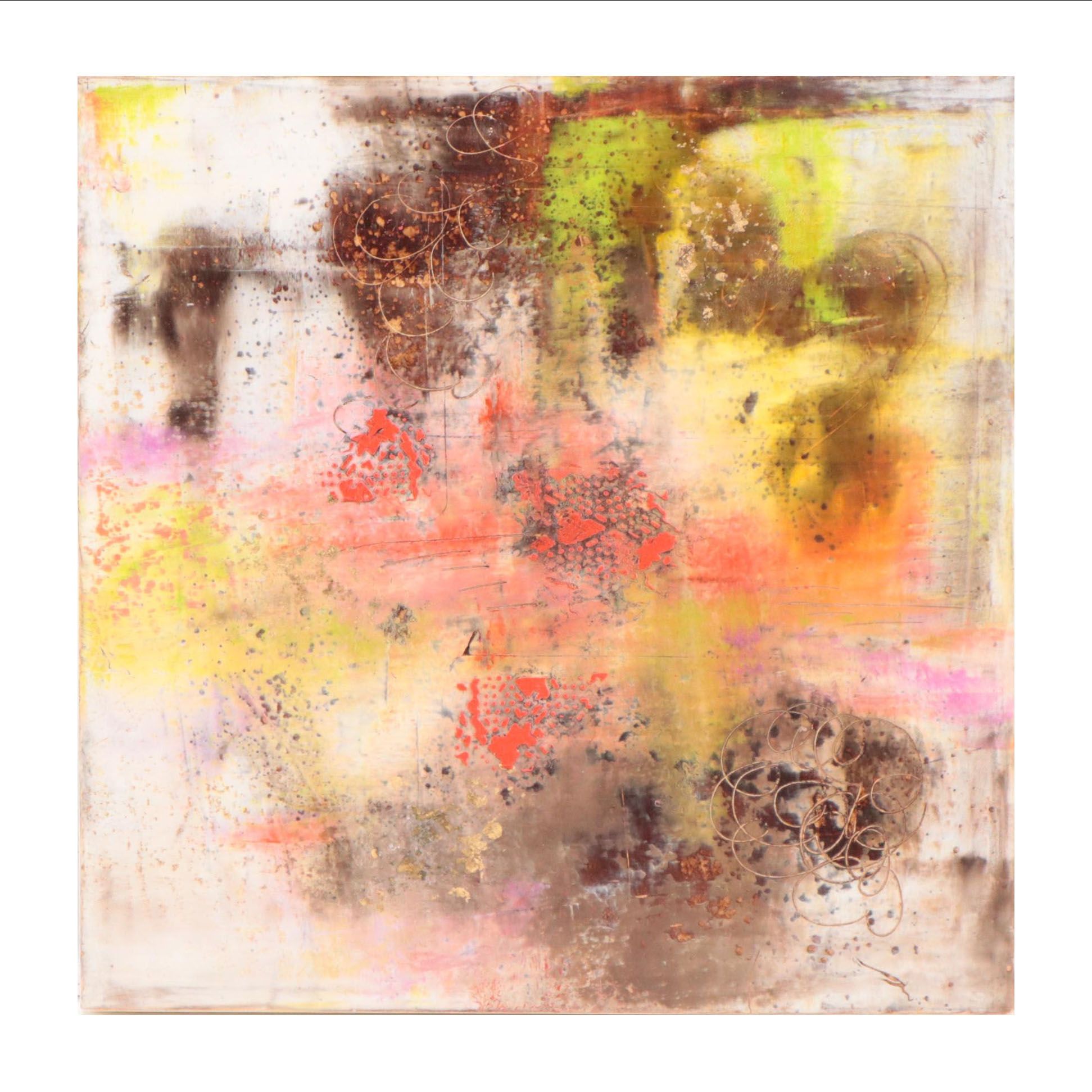 Dottie Abramowski Abstract Mixed Media Painting