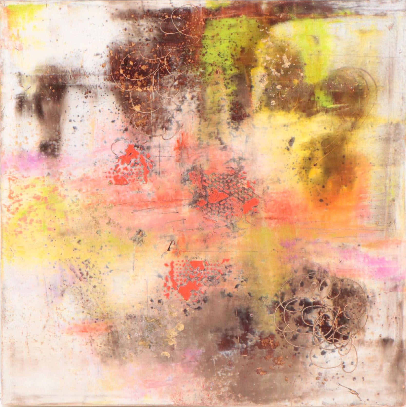 Dottie Abramowski Abstract Mixed Media Painting