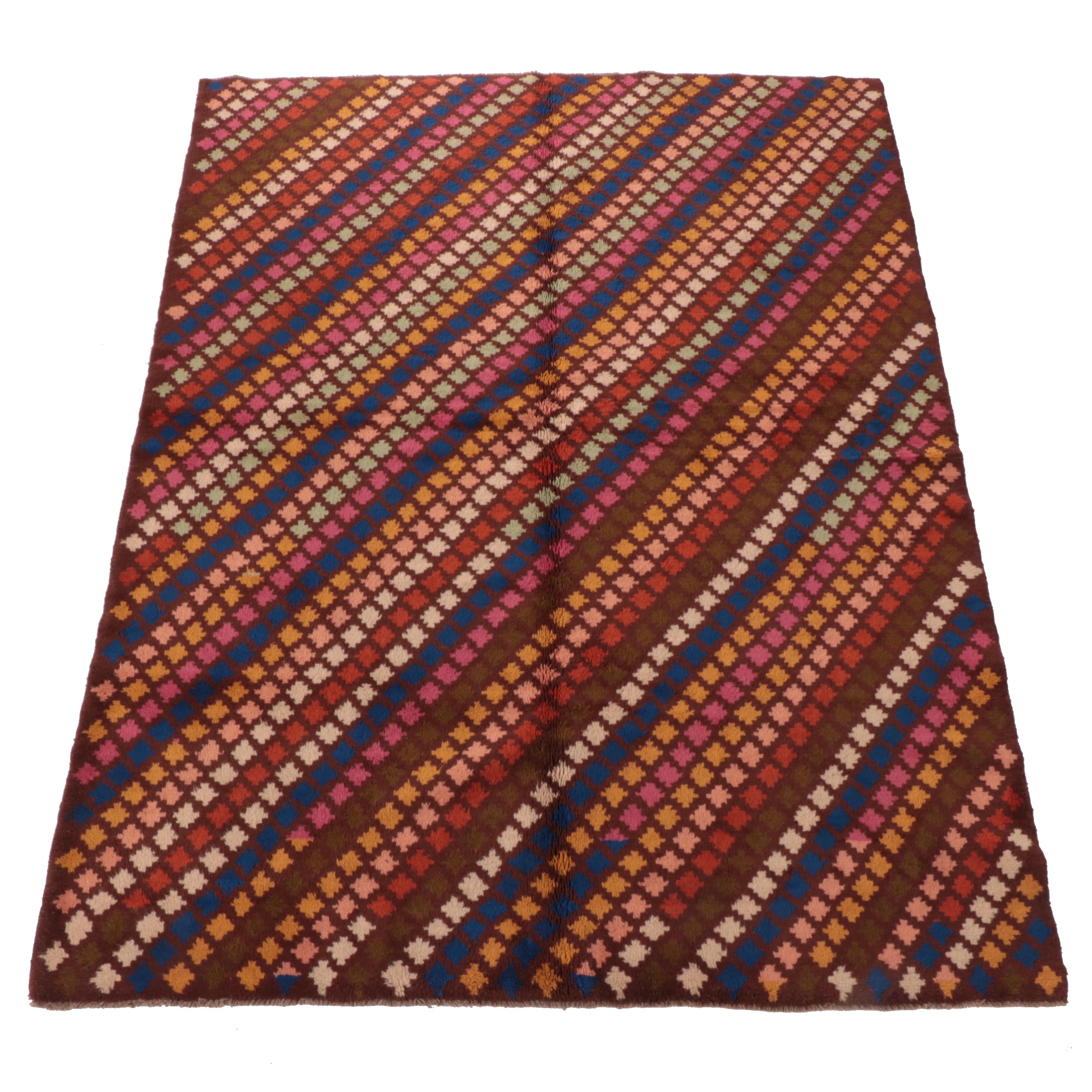 6' x 8' Hand-Knotted Persian Gabbeh Area Rug