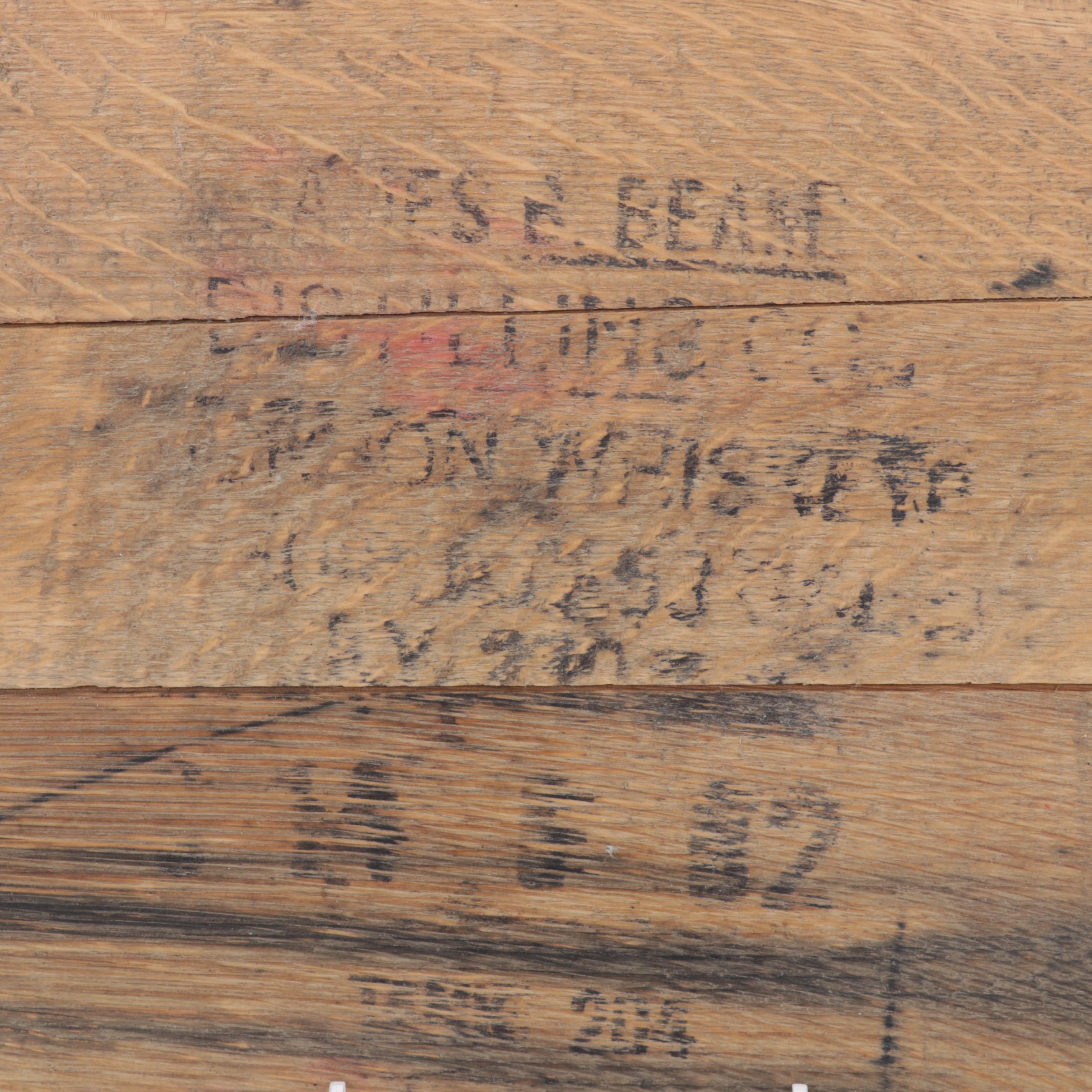 Handmade Jim Beam Bourbon Barrel Serving Tray