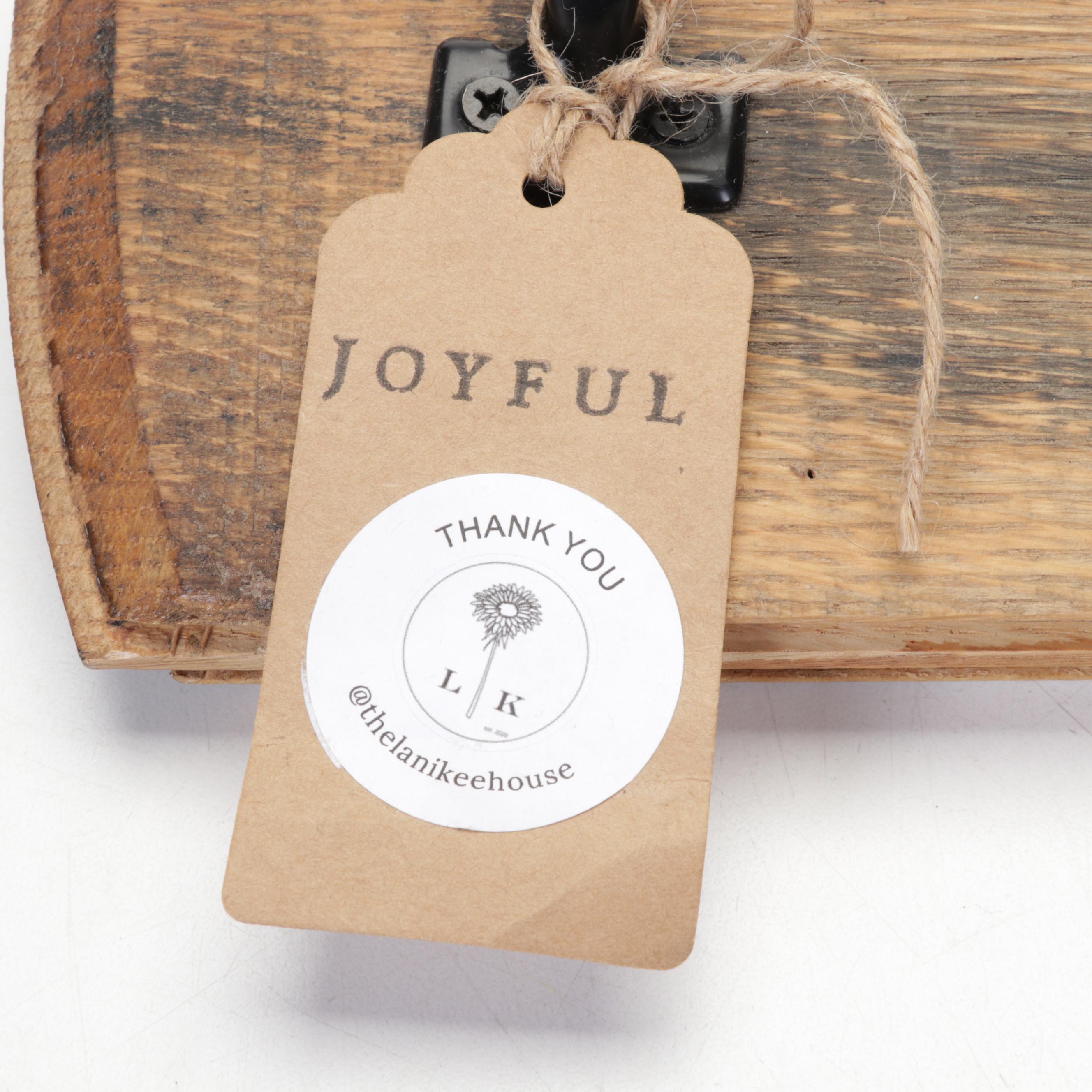 Handmade Jim Beam Bourbon Barrel Serving Tray