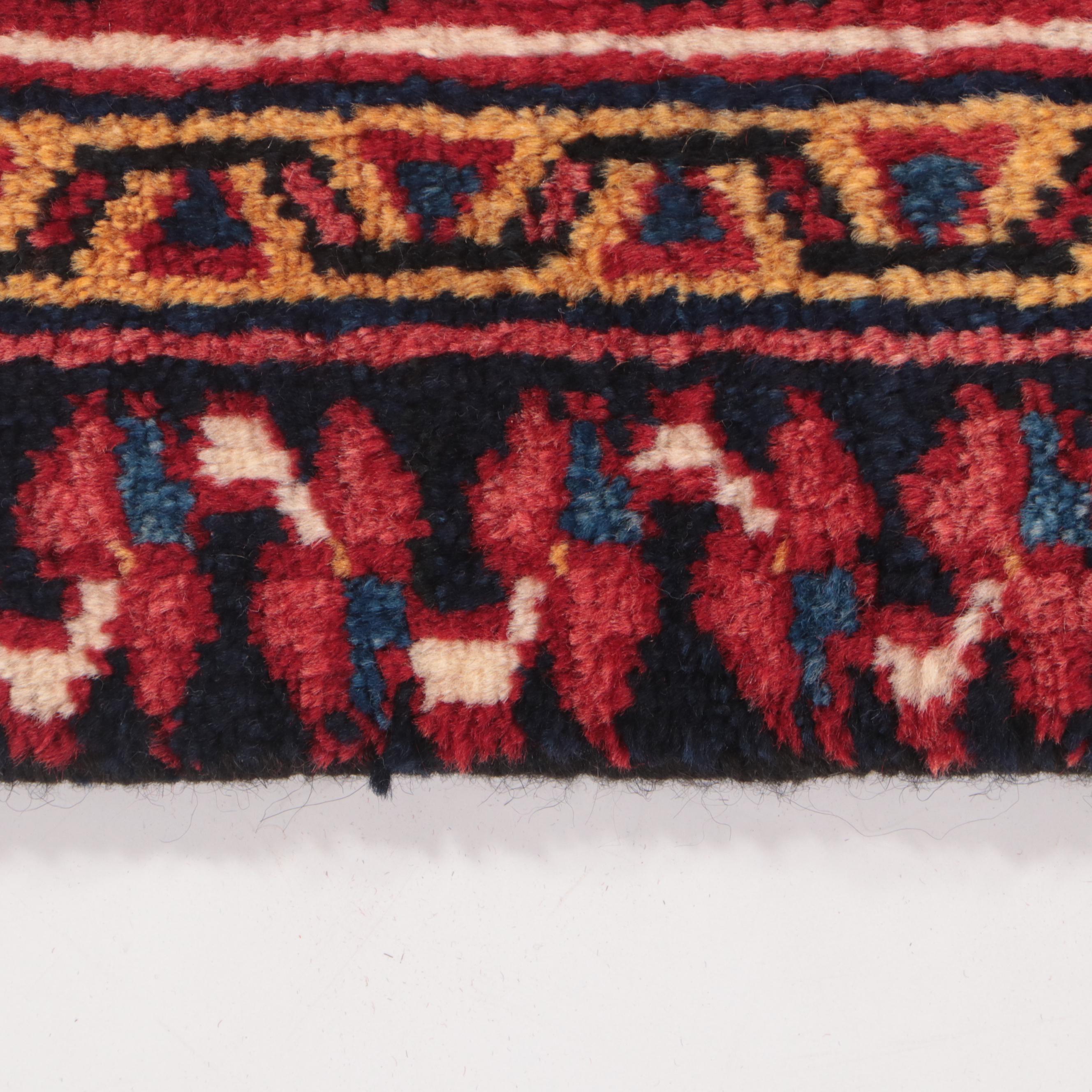 3'4 x 4'1 Hand-Knotted Persian Heriz Accent Rug