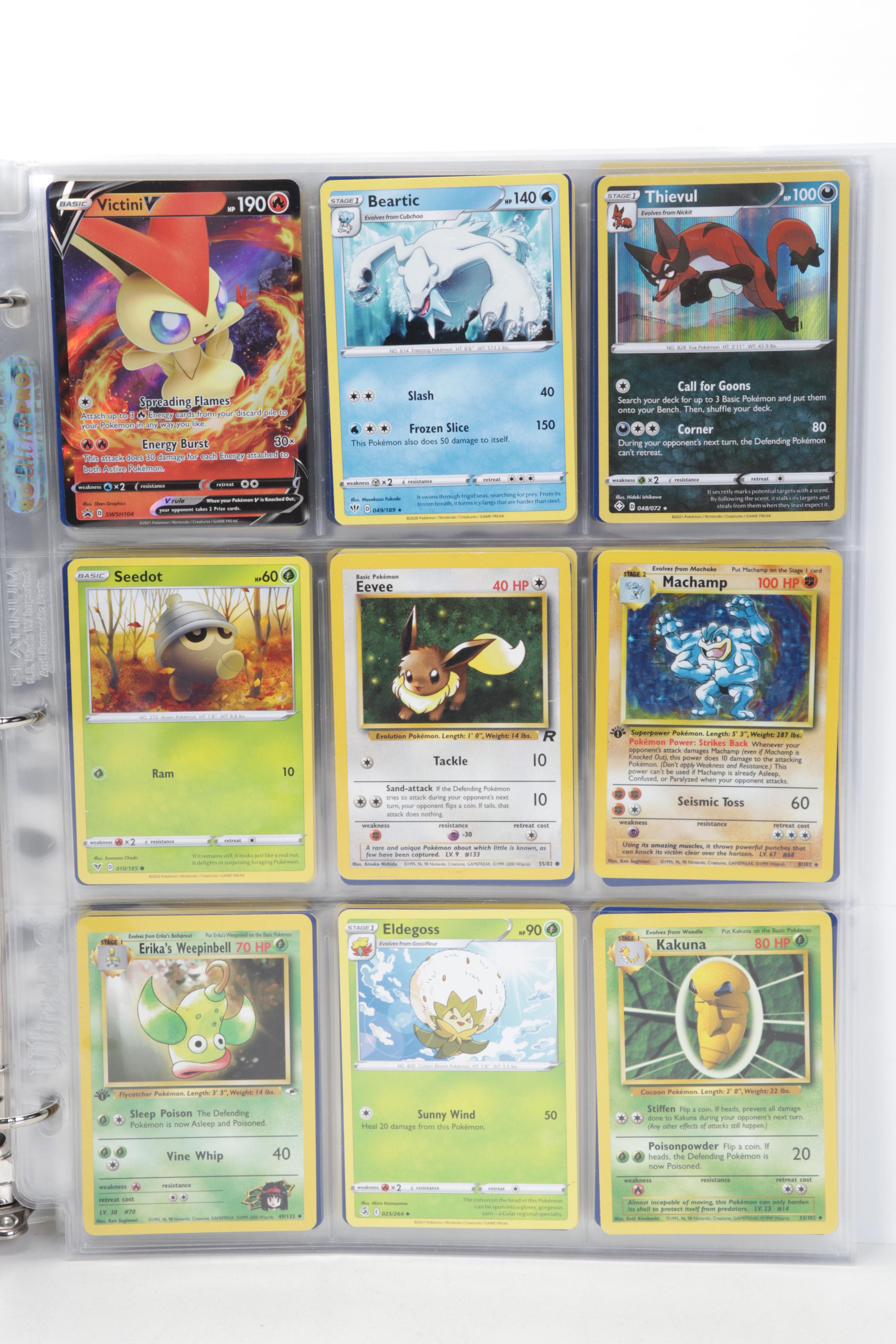 Pokémon First Edition "Erika's Weepinbell" and More Trading Cards