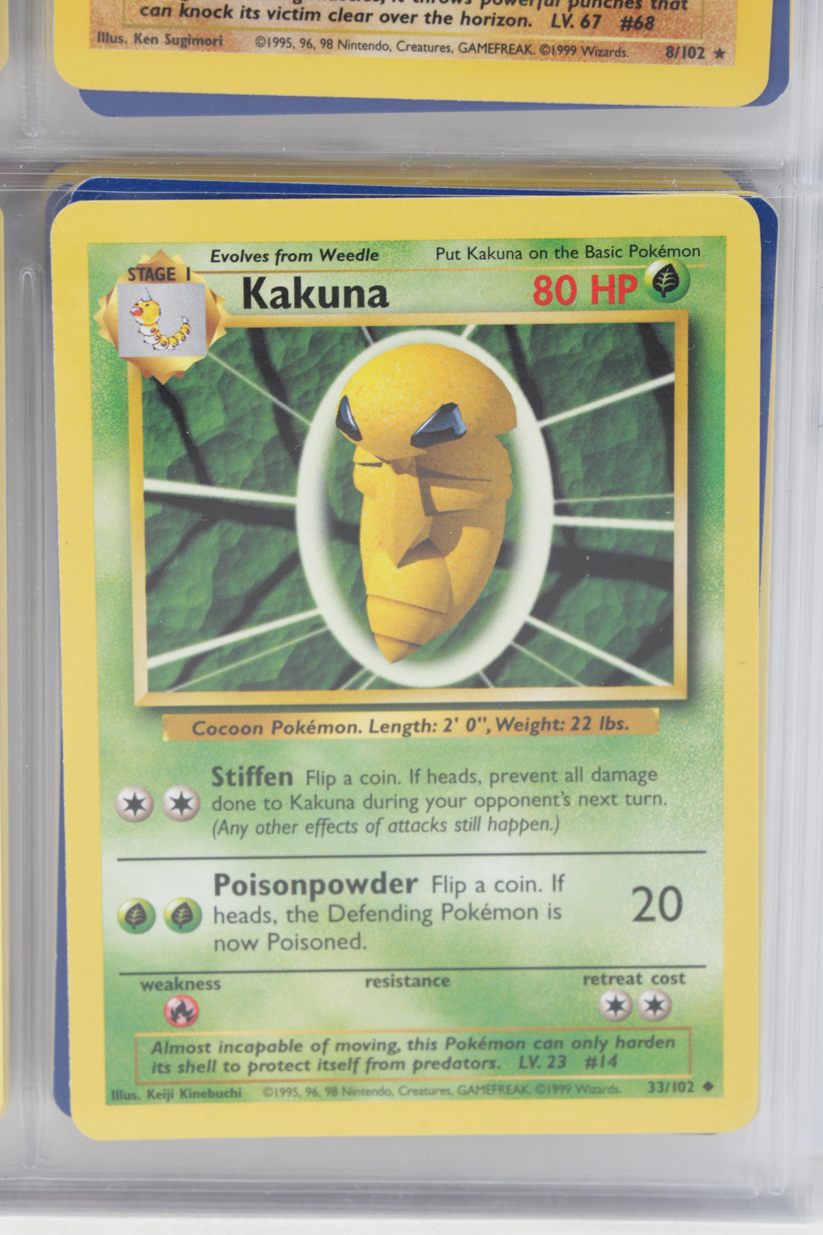Pokémon First Edition "Erika's Weepinbell" and More Trading Cards
