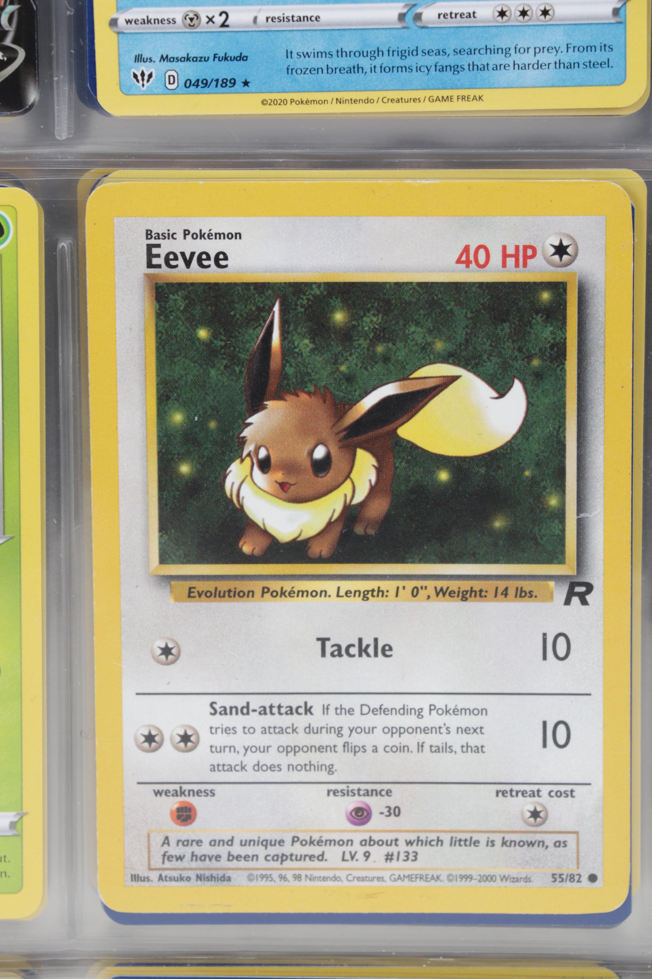 Pokémon First Edition "Erika's Weepinbell" and More Trading Cards